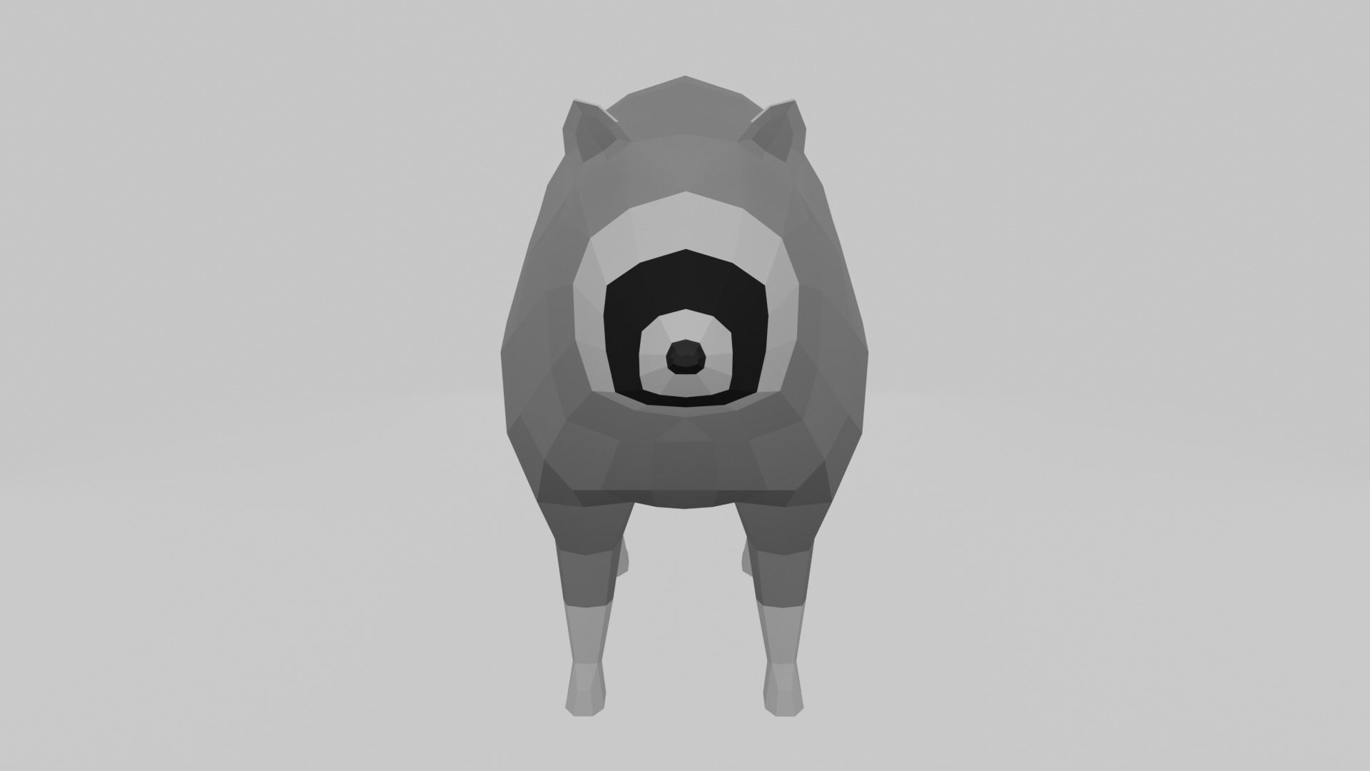 3D model Low Poly Raccoon VR / AR / low-poly | CGTrader