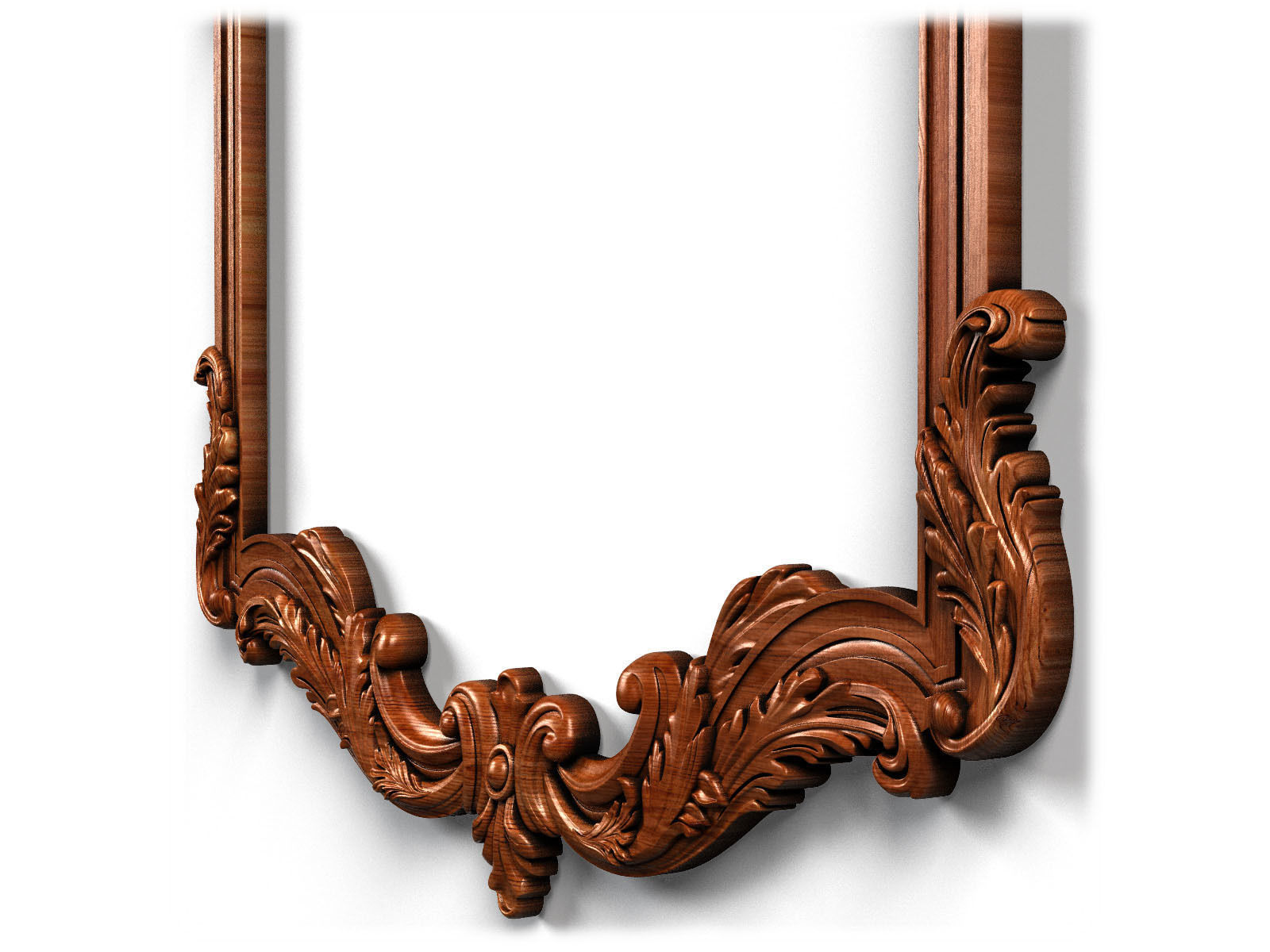 Frame0013 ornate frame 3D model CGTrader