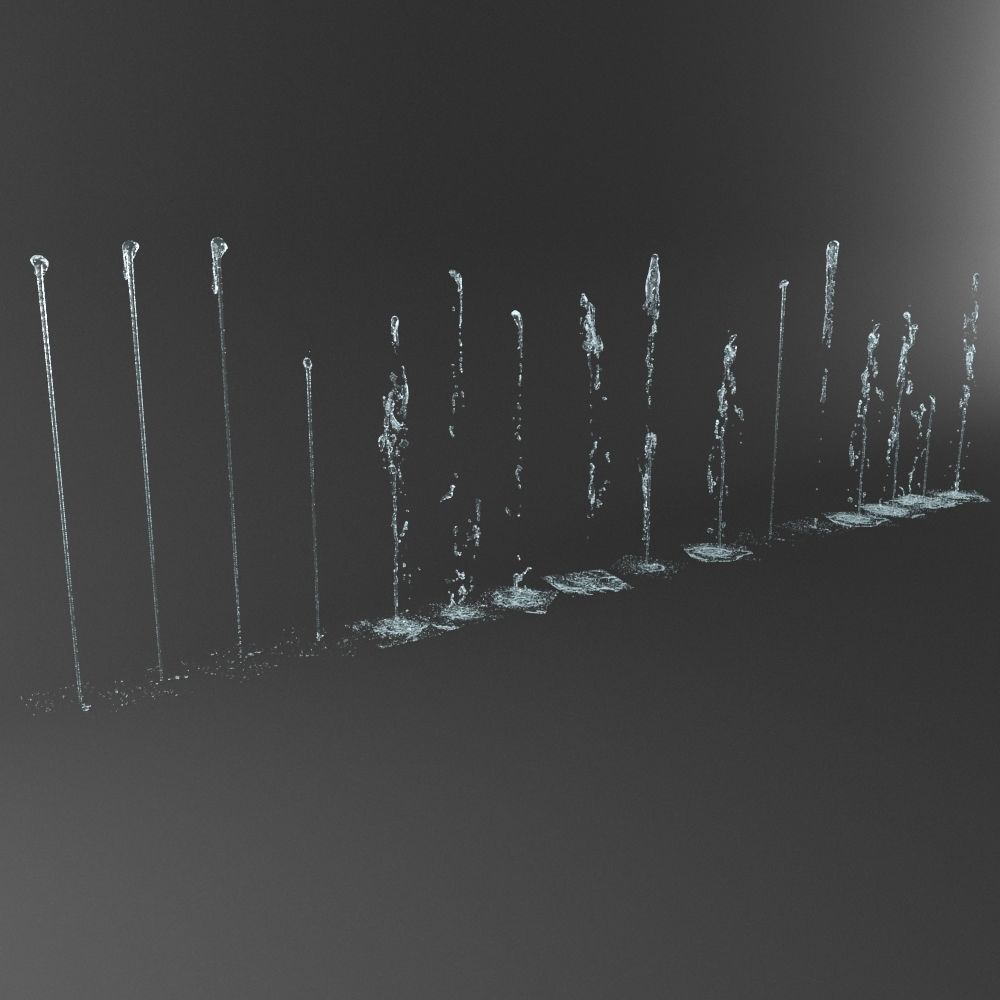 Water Jet Exterior Fountains Pack