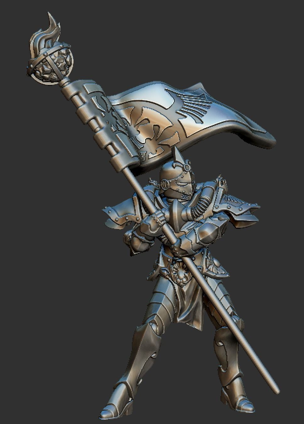 Banner battle nun angel 28mm compatible wargame