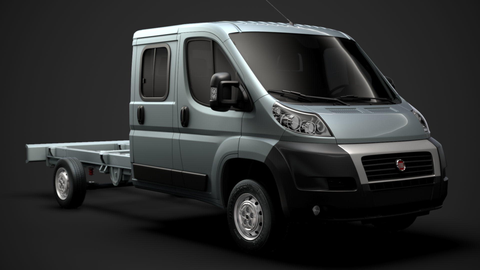 Fiat Ducato Chassis Truck Crew Cab 4035XL WB 2014