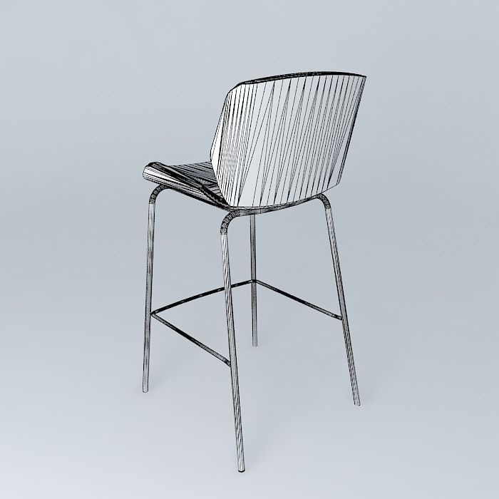 Bar chair free 3D model CGTrader