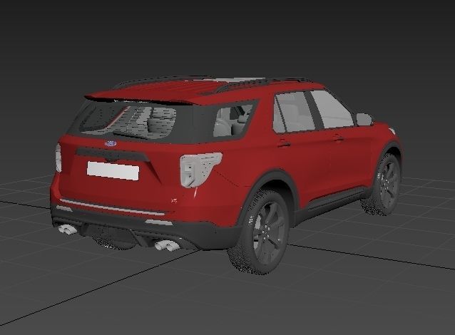 ford explorer 3d model