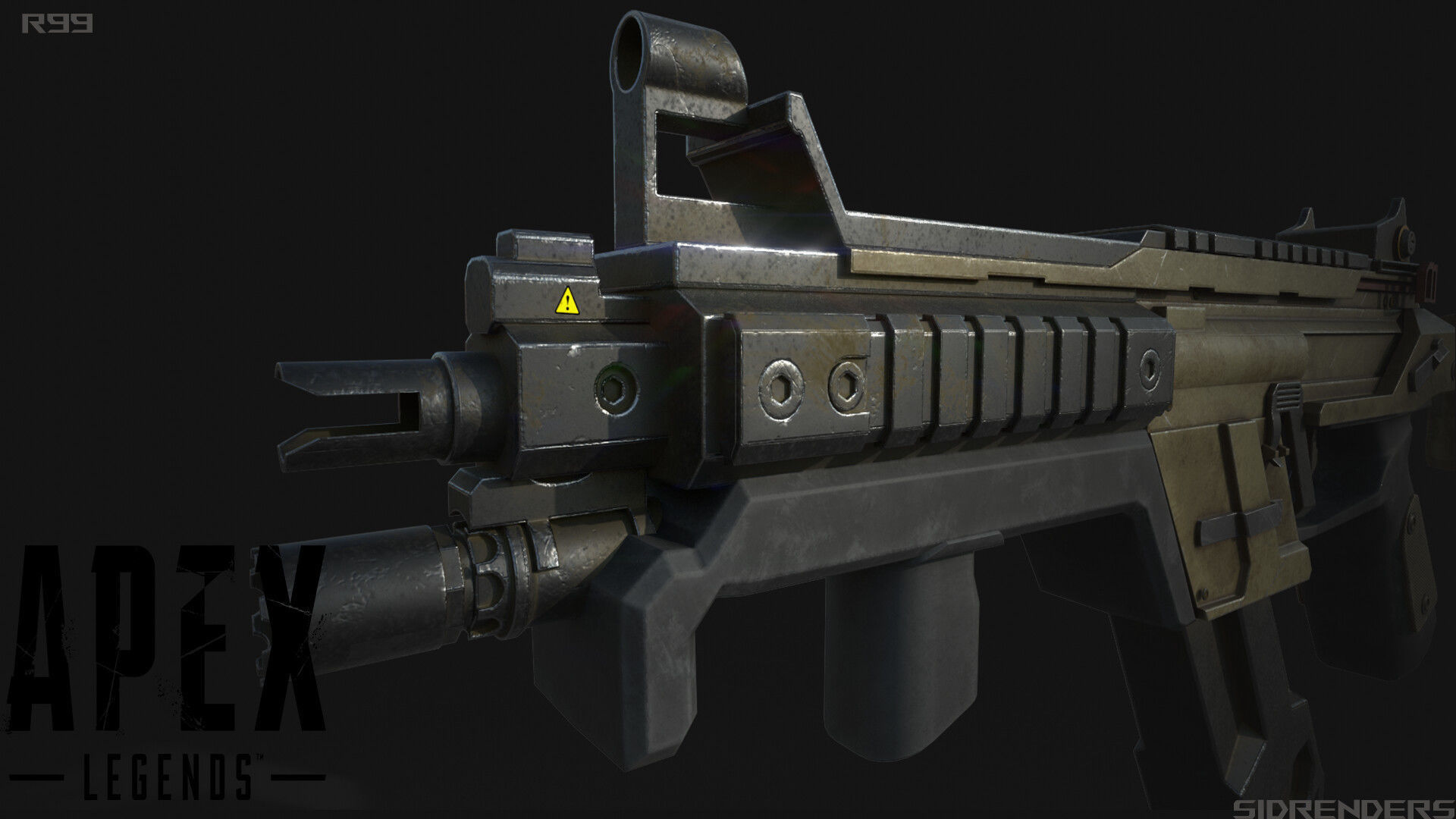 3D model R-99 from apex legends VR / AR / low-poly | CGTrader