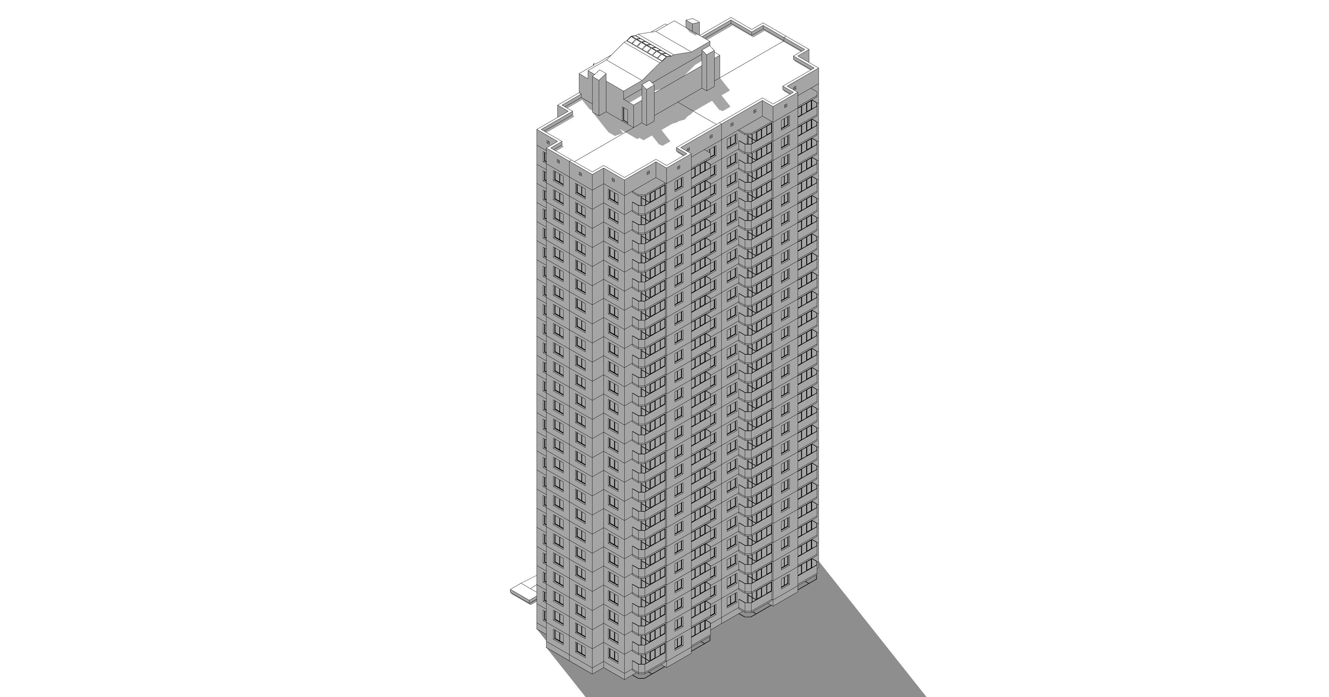 Soviet Serial Panel House 3D model | CGTrader
