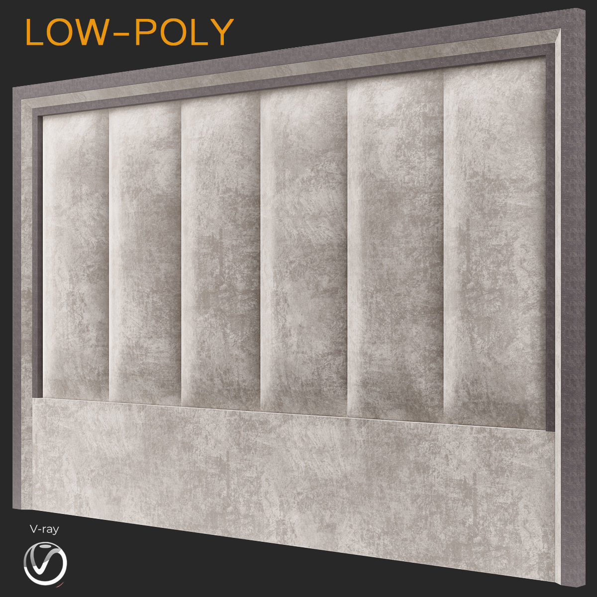 3D model Headboard 3d model VR / AR / lowpoly CGTrader