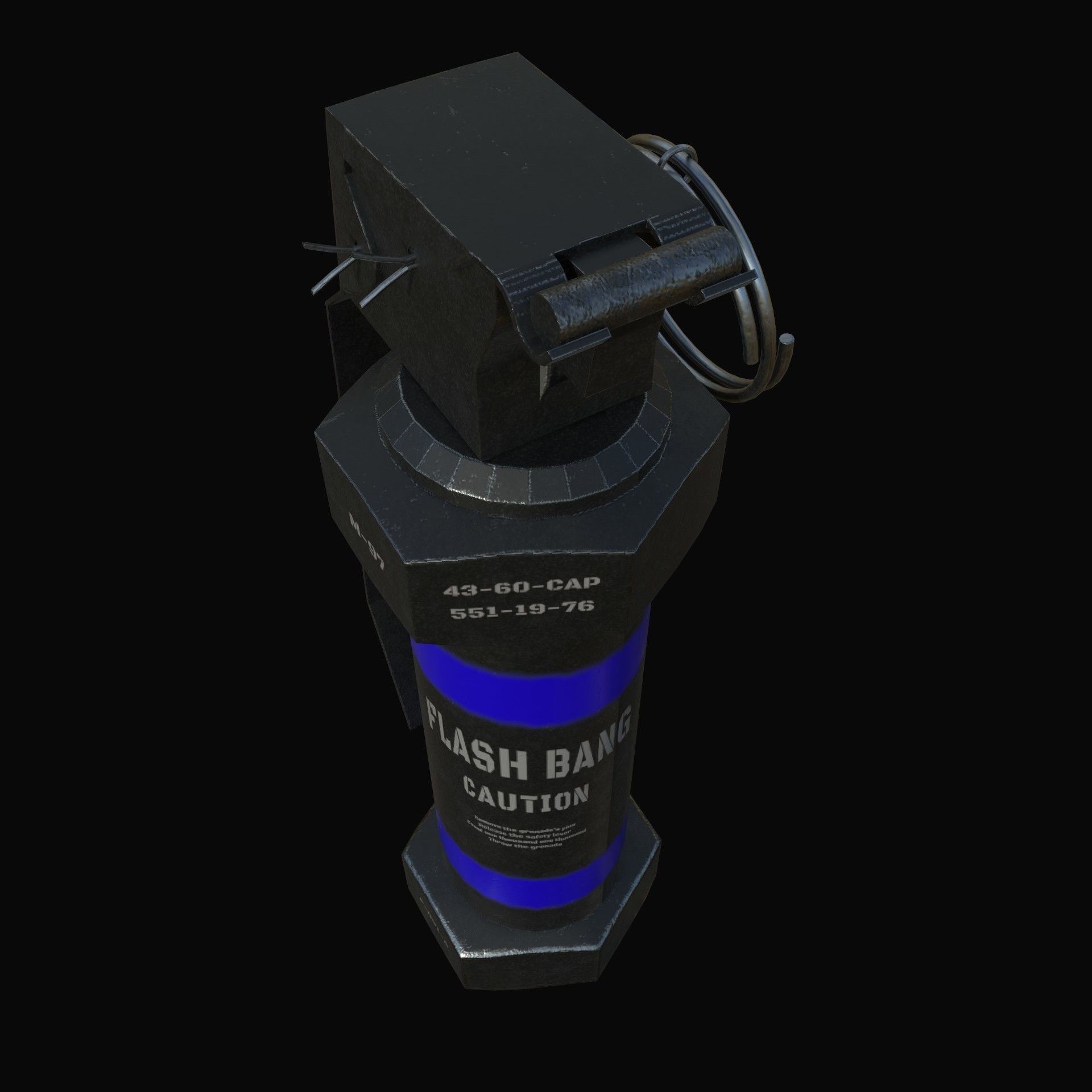 Flash Grenade Resident Evil 2 3D model CGTrader