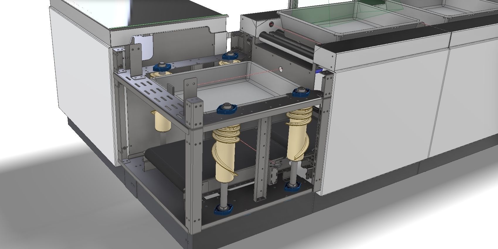AUTOMATIC TRAY RETURN SYSTEM - BHS 3D model | CGTrader
