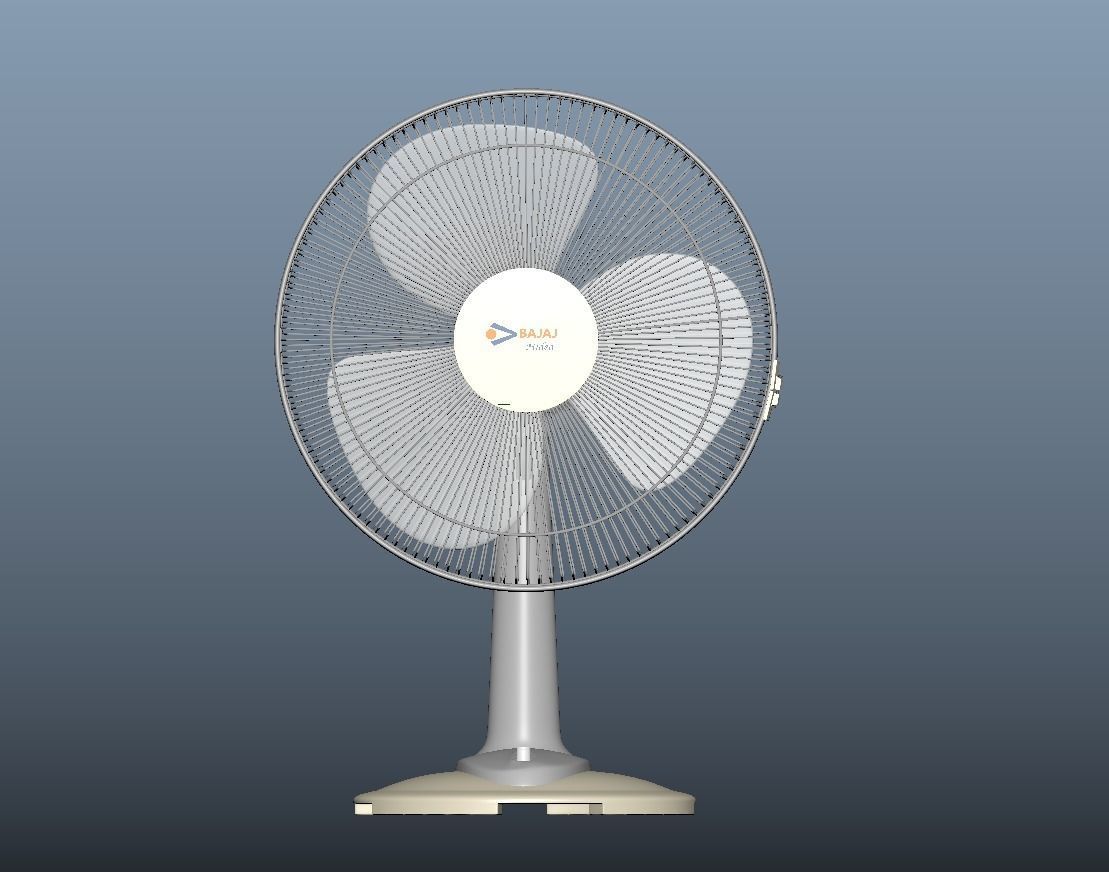 Table Fan 3D model 3D printable CGTrader