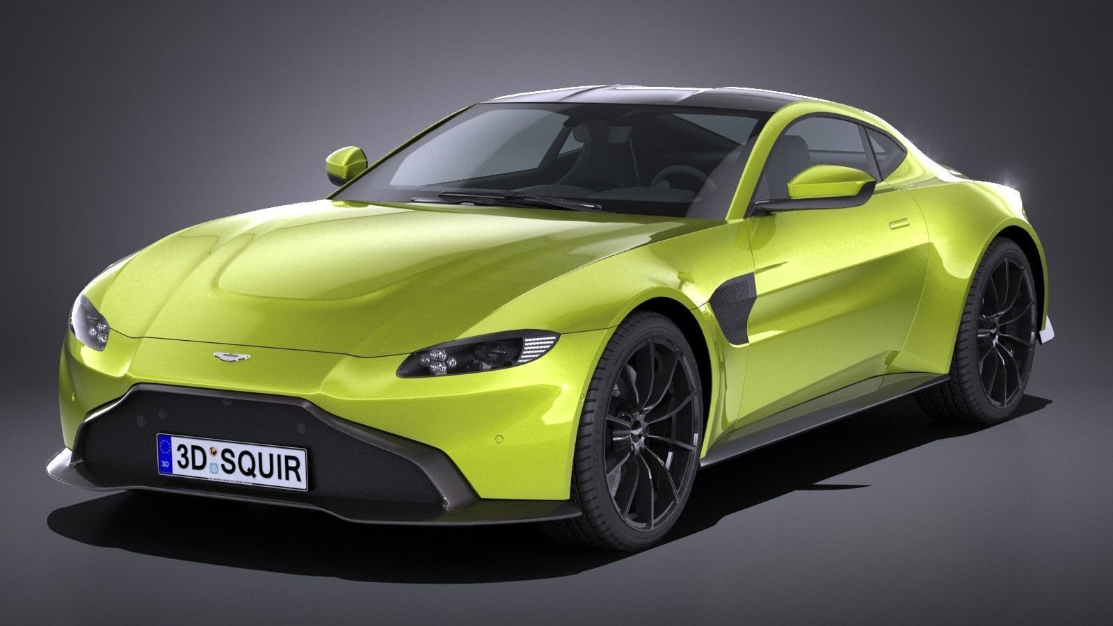 LowPoly Aston Martin Vantage 2019