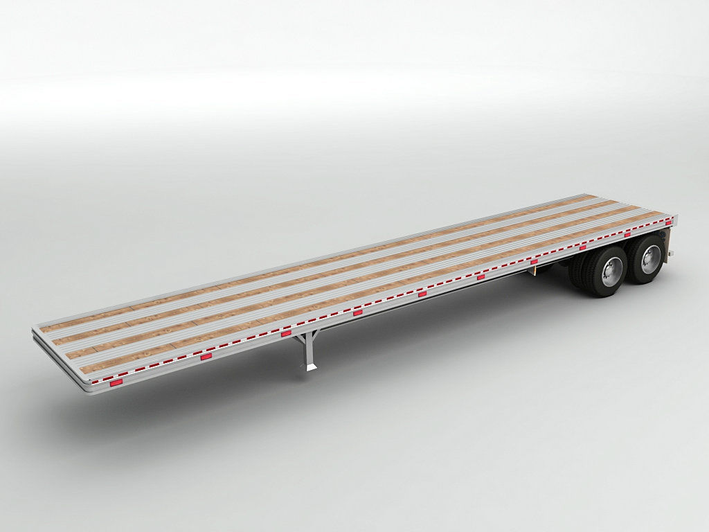 Flatbed Trailer For Semi Truck