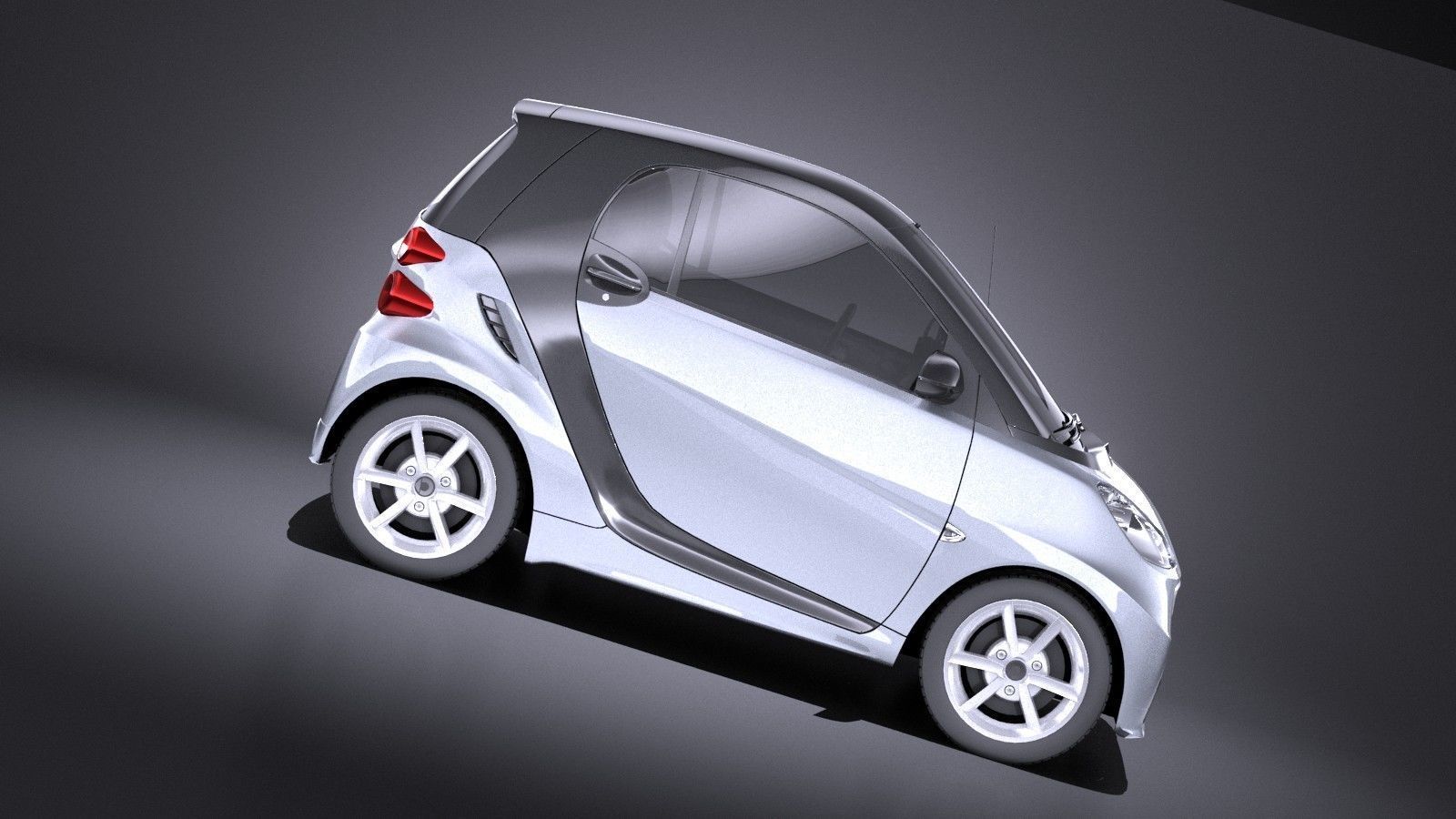 Smart 42 fortwo 2014 VRAY 3D model | CGTrader
