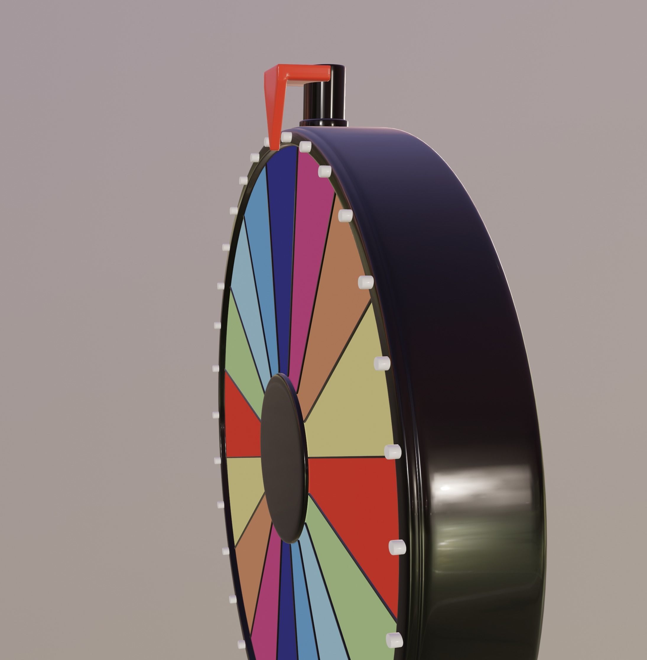 Spinning Wheel 3D model rigged CGTrader
