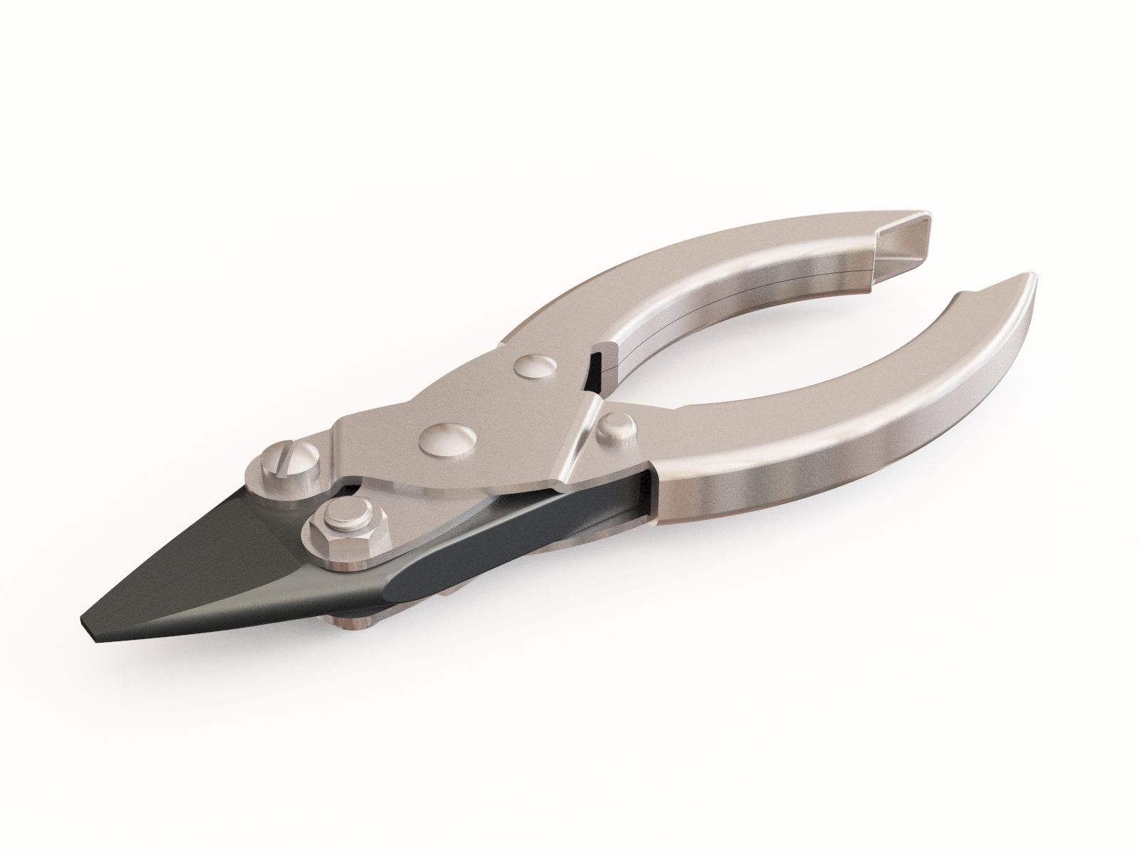 Plier 12 3D model CGTrader