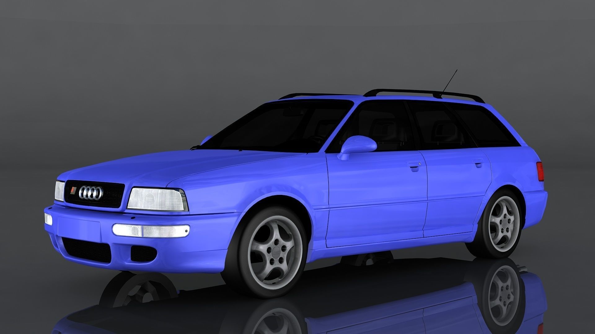 Audi RS2 3D asset | CGTrader