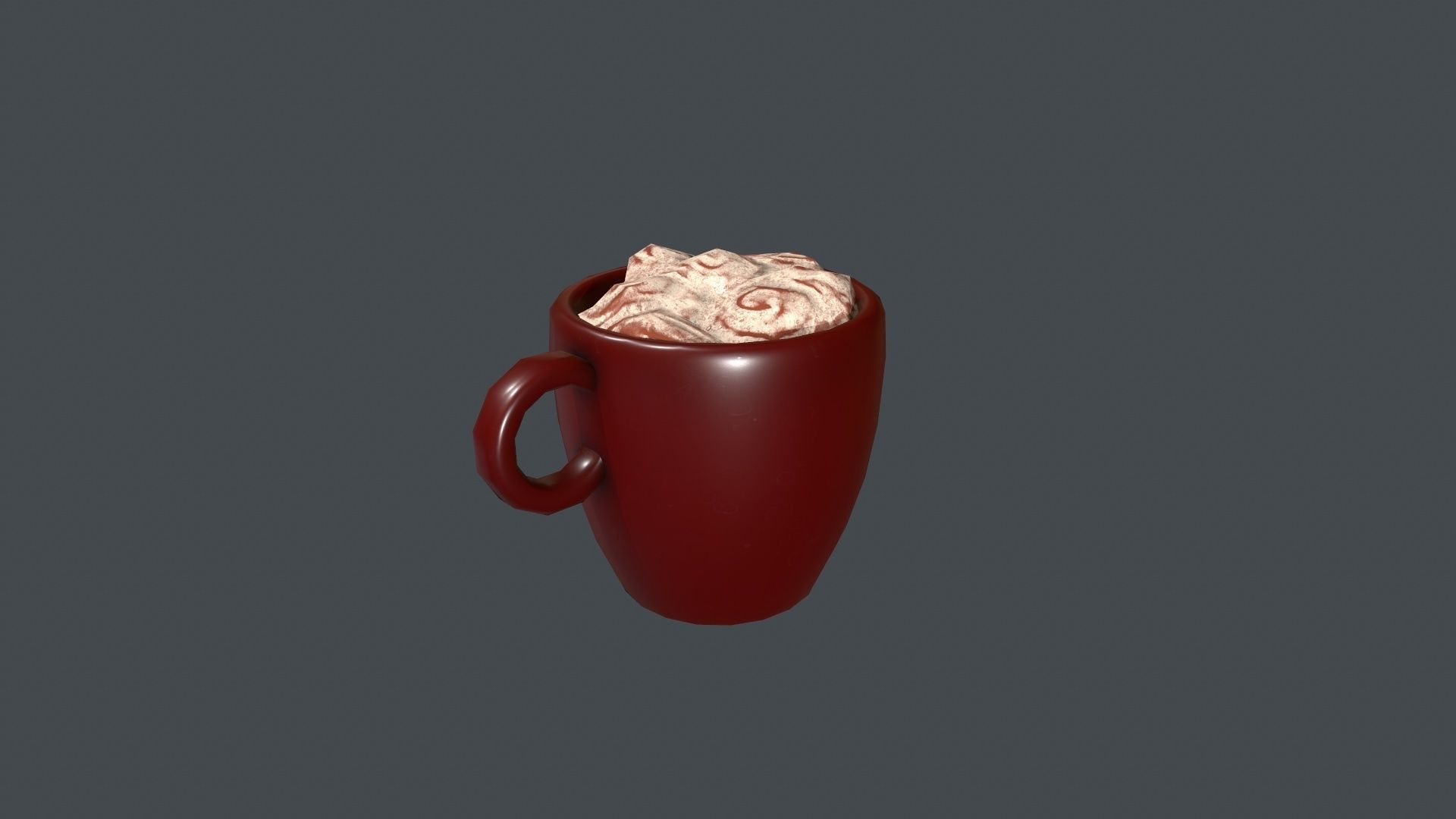 Hot Chocolate Hot Cocoa 3D asset CGTrader