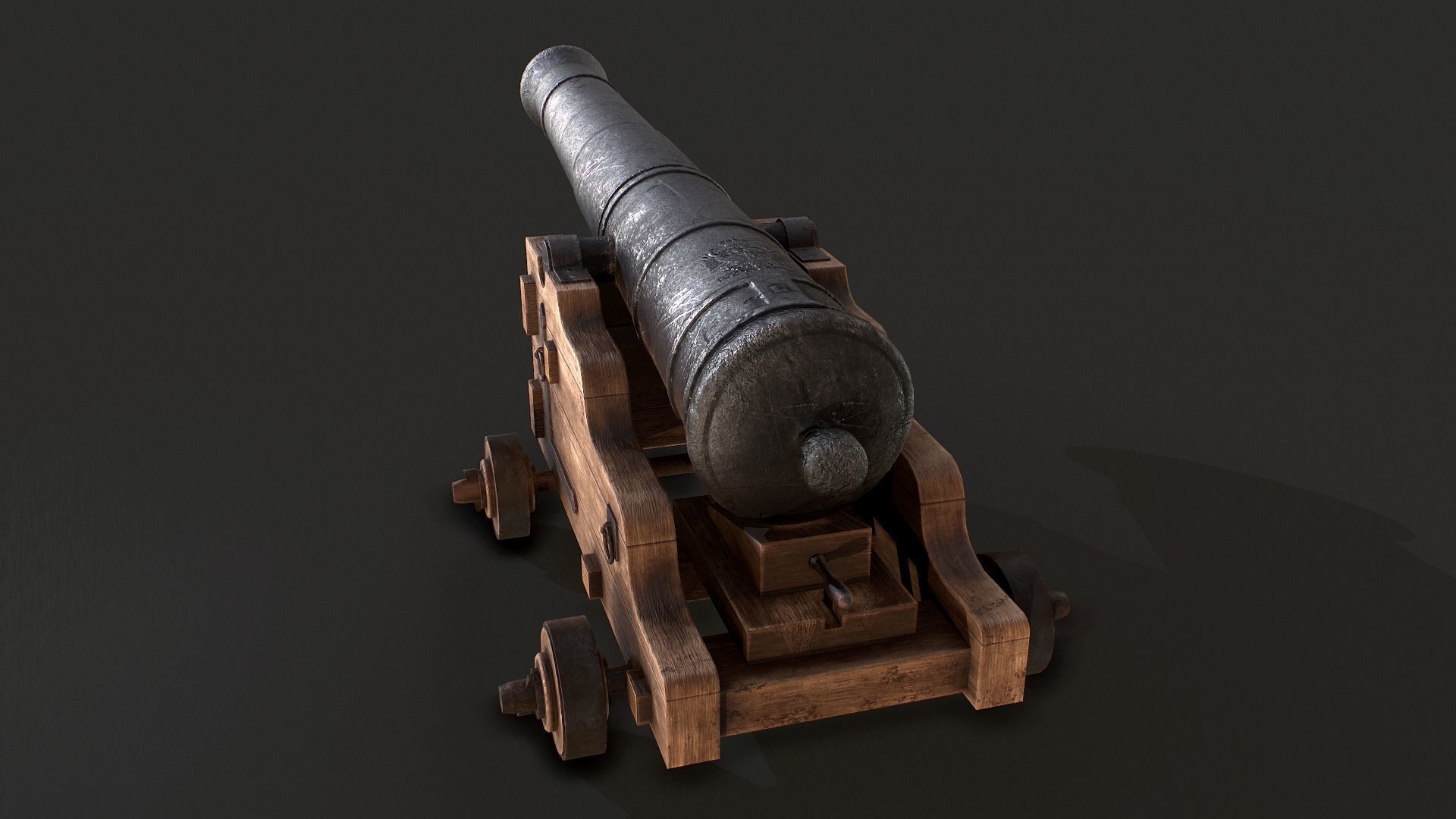 Old Iron Naval Cannon