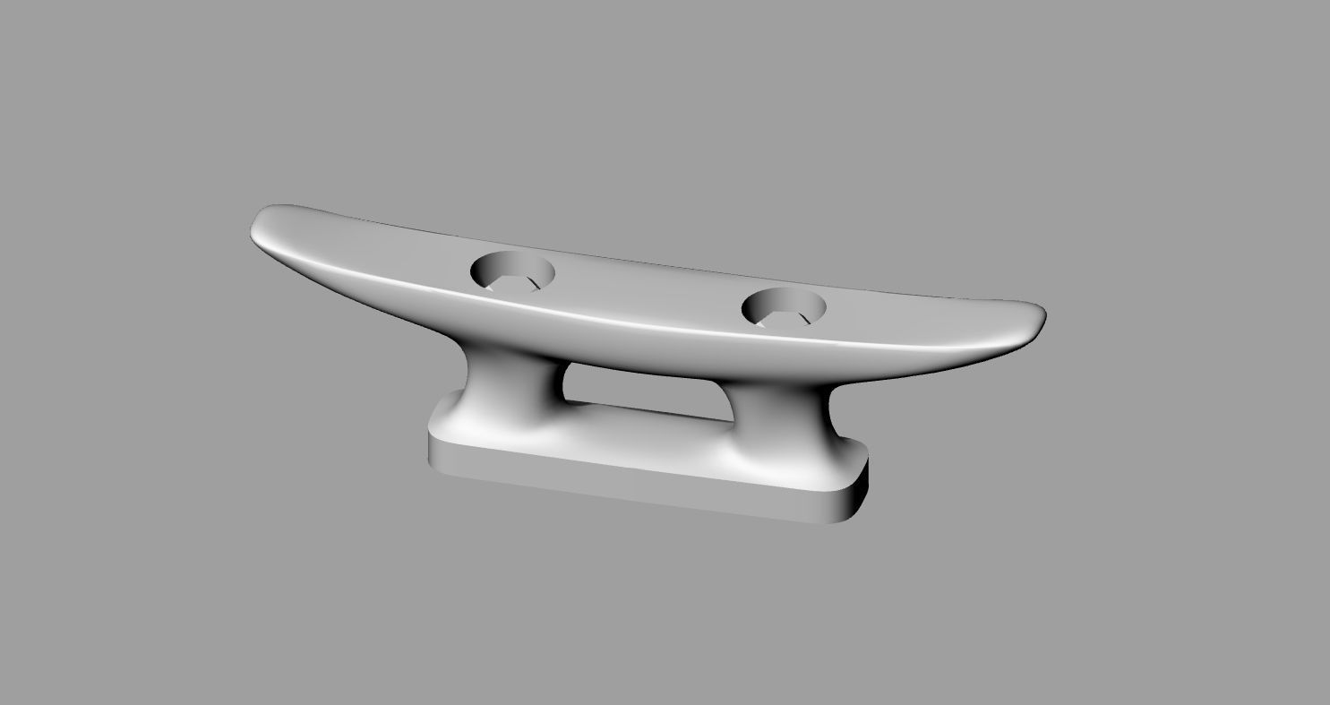 Nautical Cleat 3D model 3D printable CGTrader