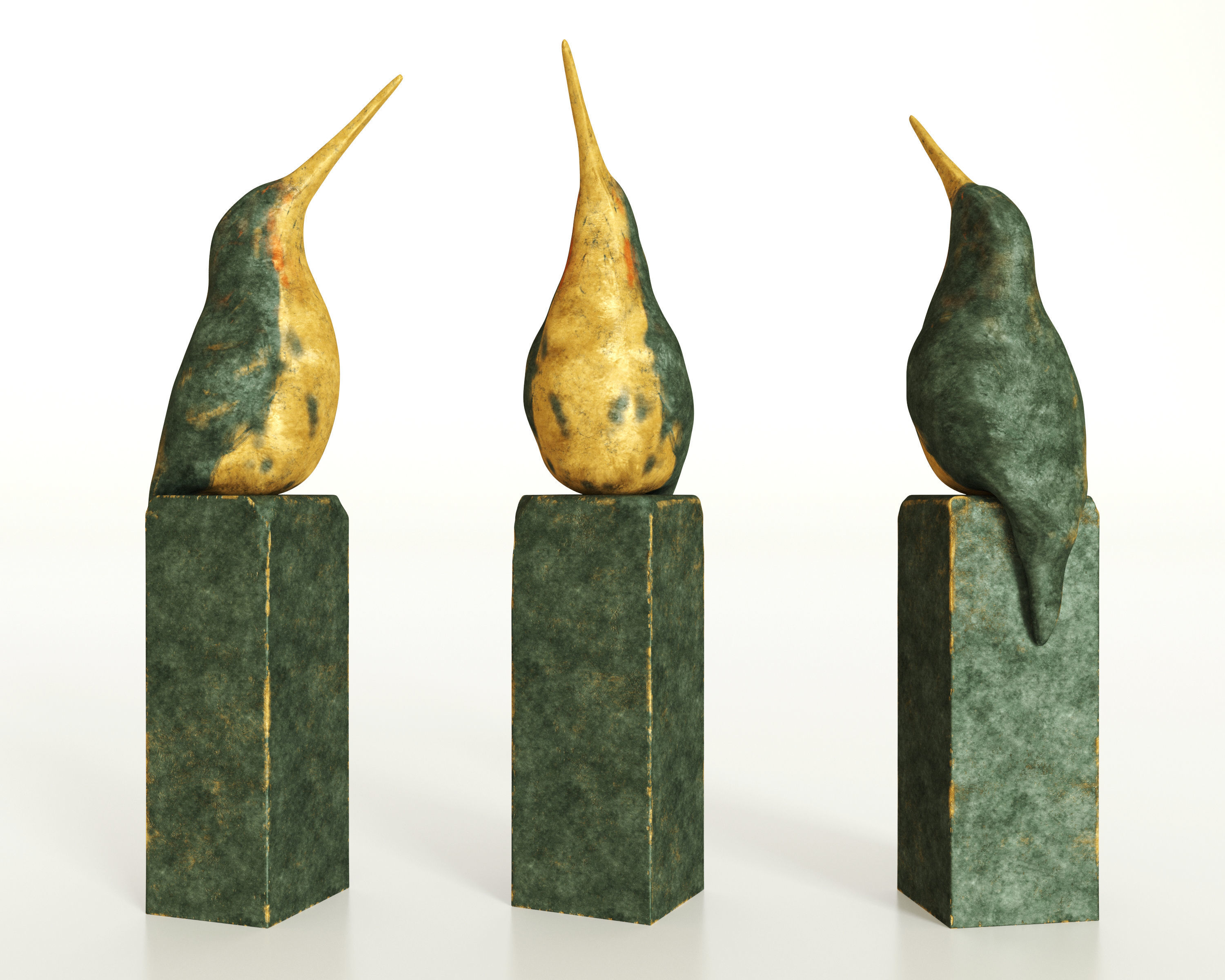 3D model figure Bird Sculpture CGTrader