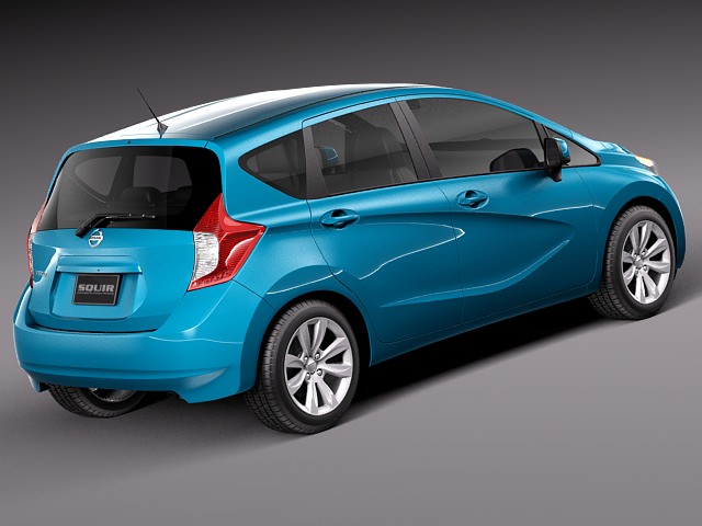 Nissan Versa Note 2014 usa 3D Model .max .obj .3ds .fbx ...