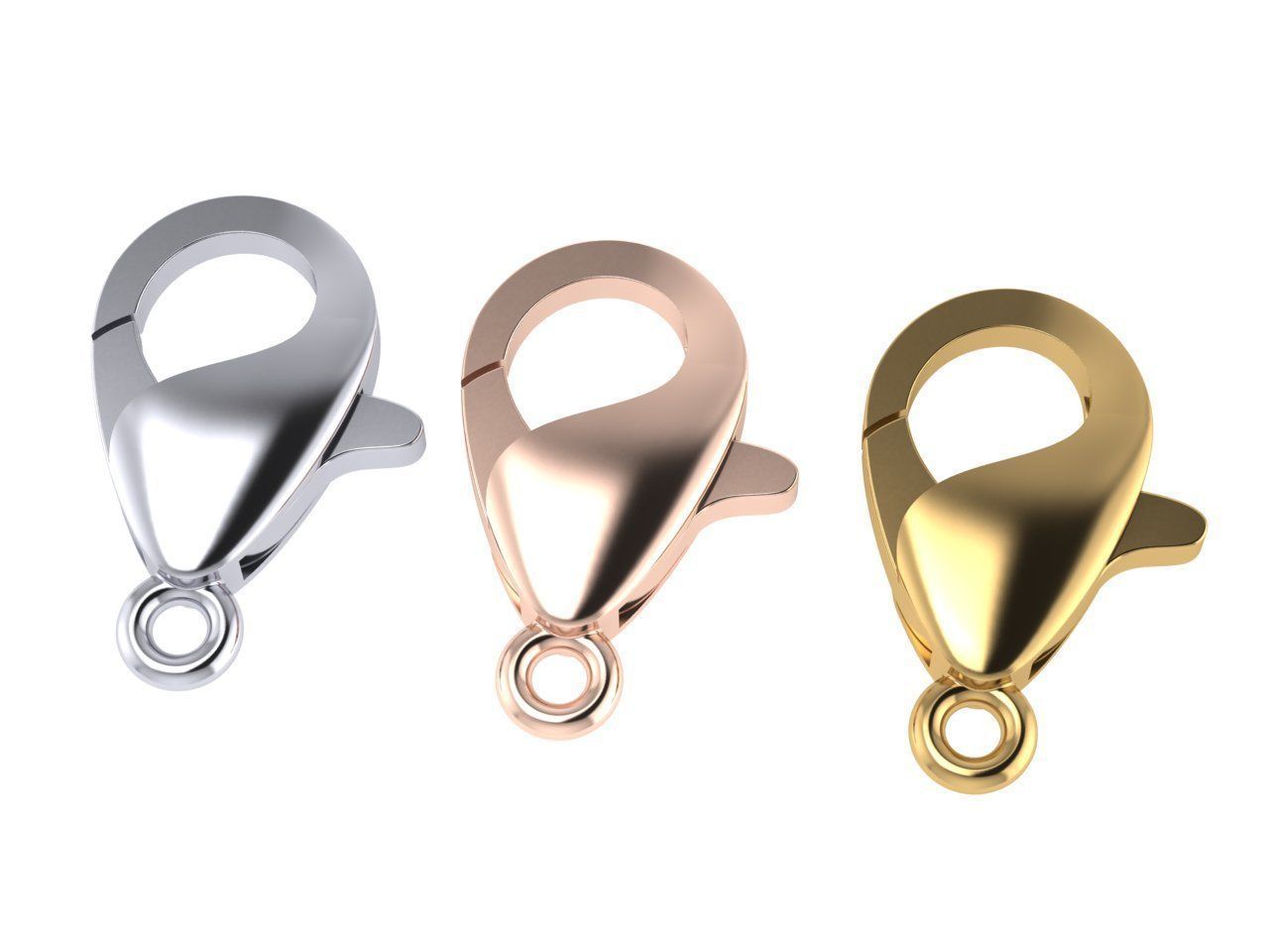 jewelry lock 12x8mm 3D model 3D printable CGTrader