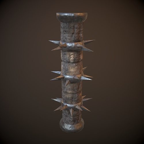 3D model Medieval Spinning Trap VR / AR / lowpoly CGTrader