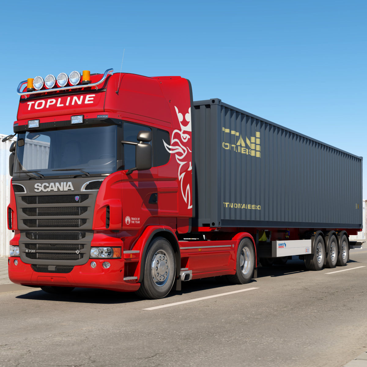 Scania R 730 Container
