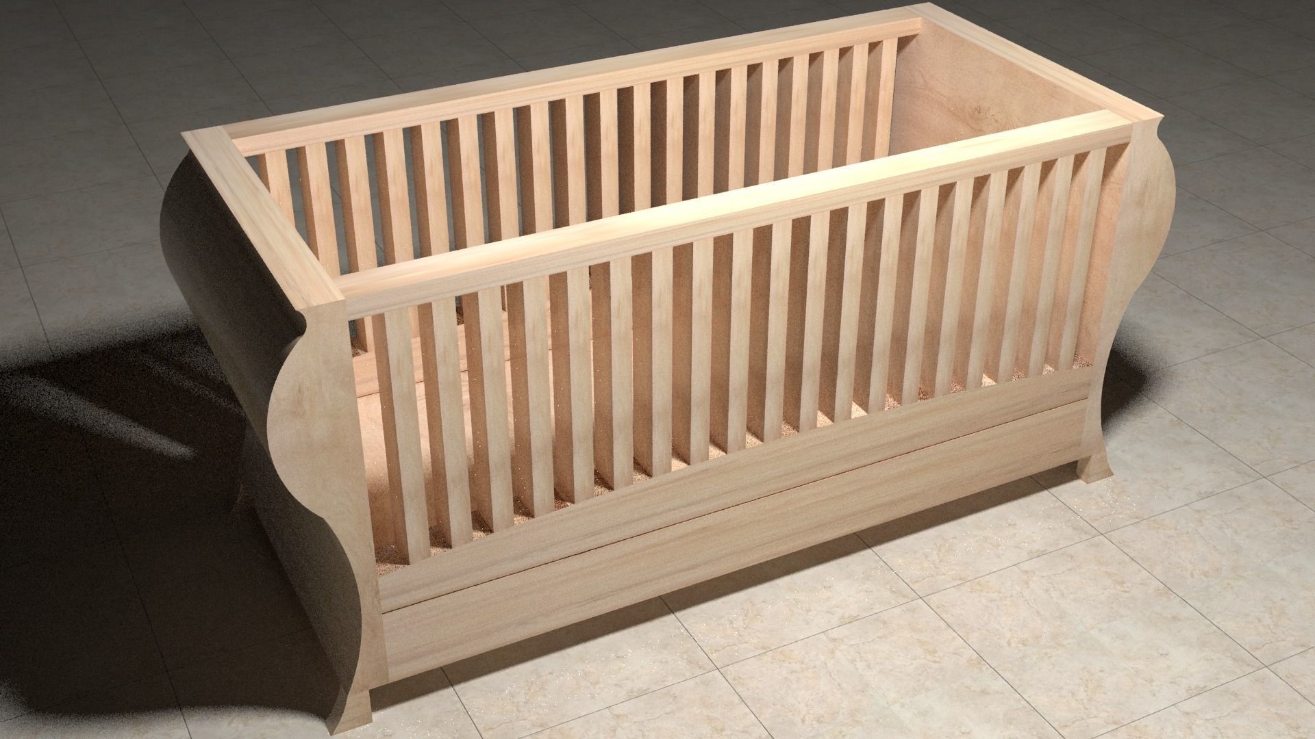 wooden cradle for elders