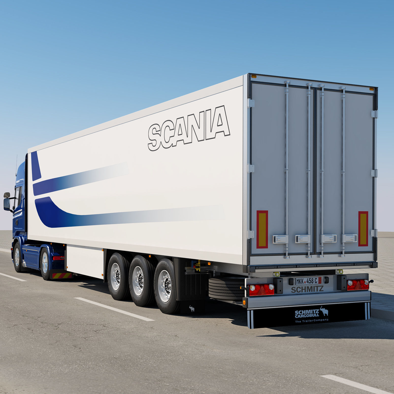 Streamline truck 2013 3D model | CGTrader