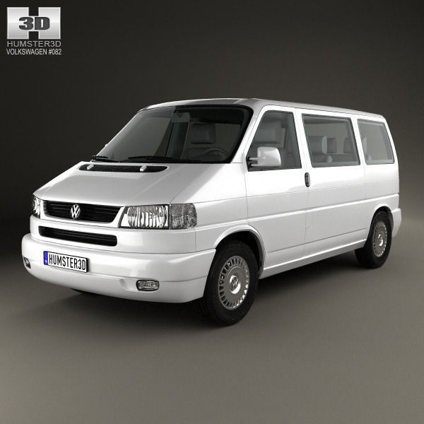 Volkswagen Transporter T4 Caravelle 1996 3D model