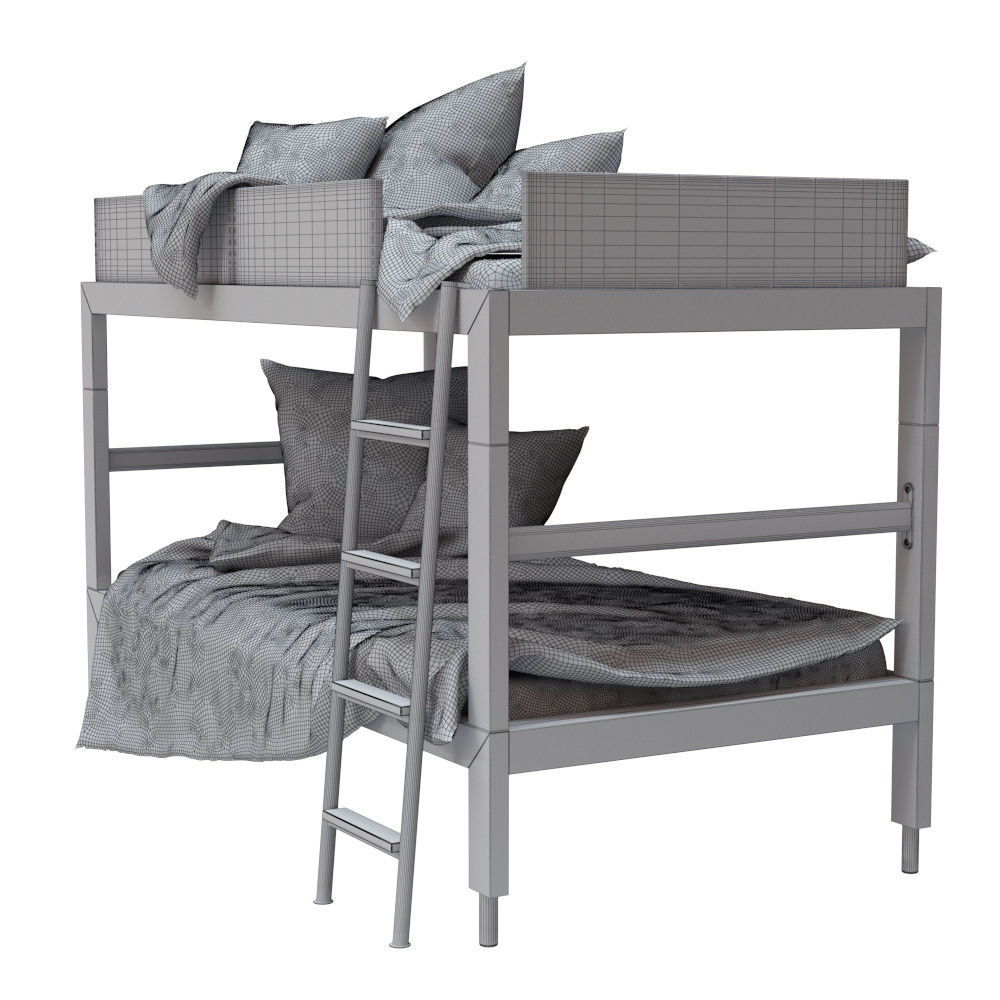Lofty bunk bed II 3D model CGTrader