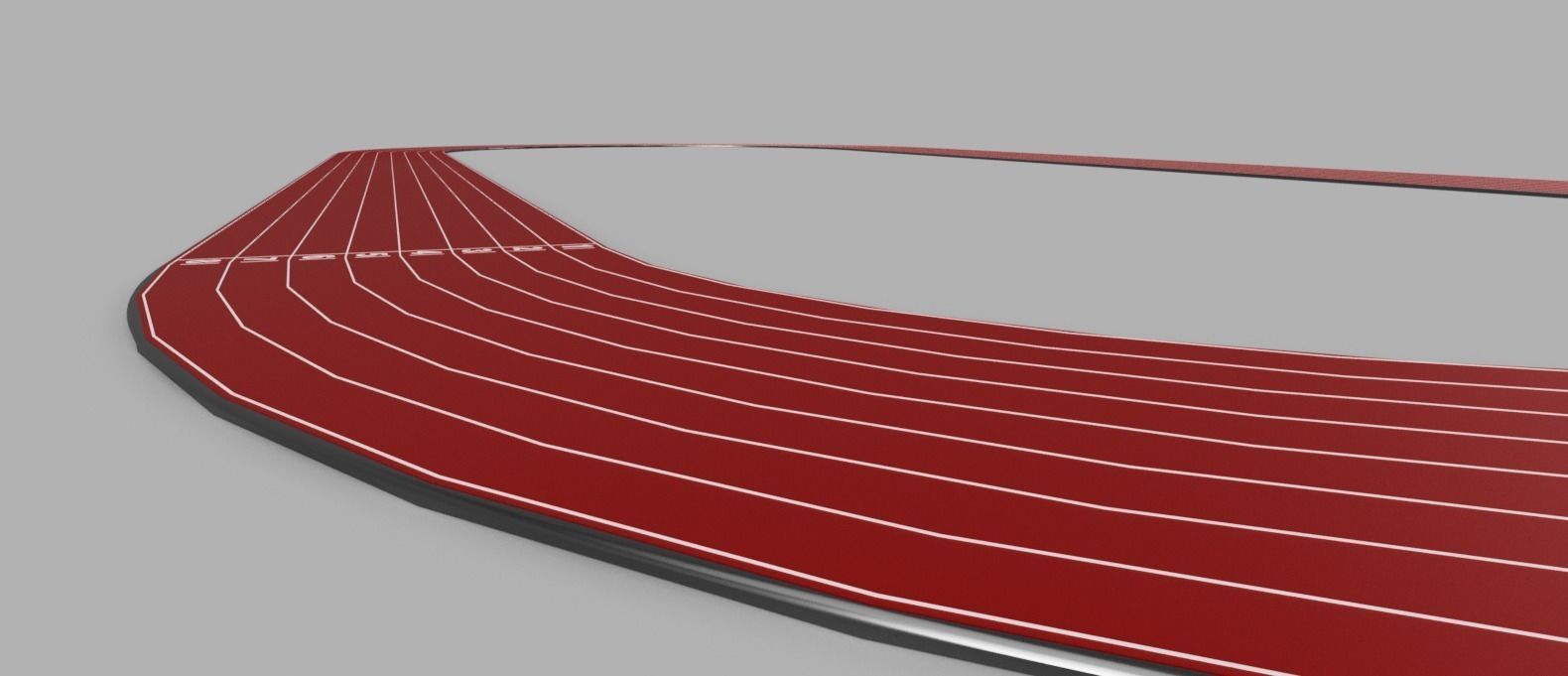 3D model Oval track VR / AR / lowpoly CGTrader