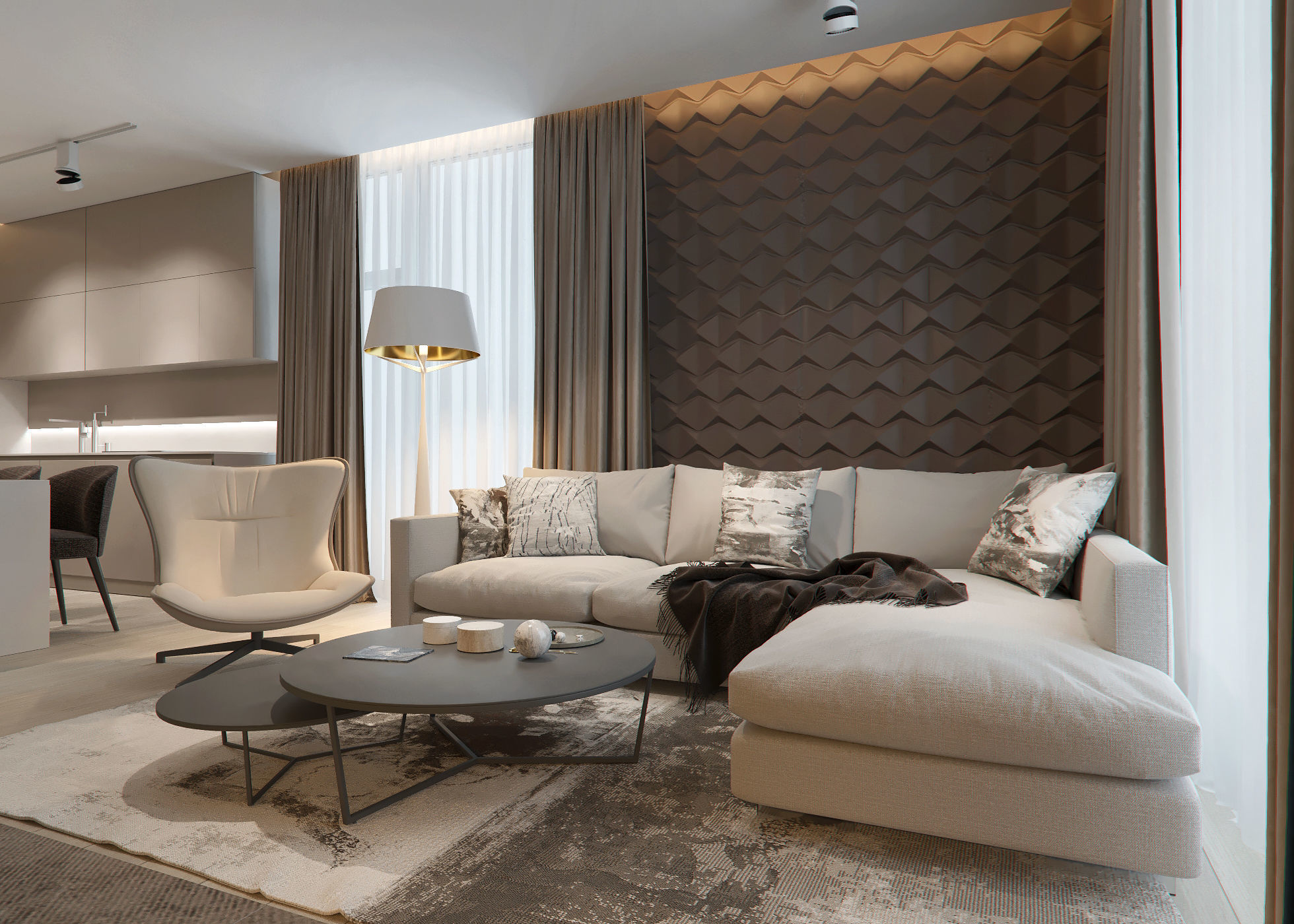 Modern beauty interior design scene 3D model realistic : A incredible image capturing a gorgeous scenery. Its colors are bold and blend perfectly. Its layout looks fantastic, and the features are extremely defined.