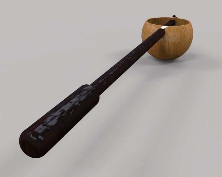 Wooden Spoon 3D model 3D printable | CGTrader