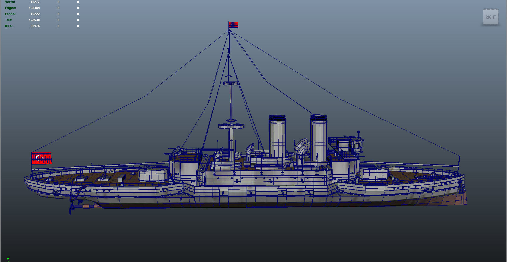 Ottoman Battleship Mesudiye 3D Model 3D model CGTrader