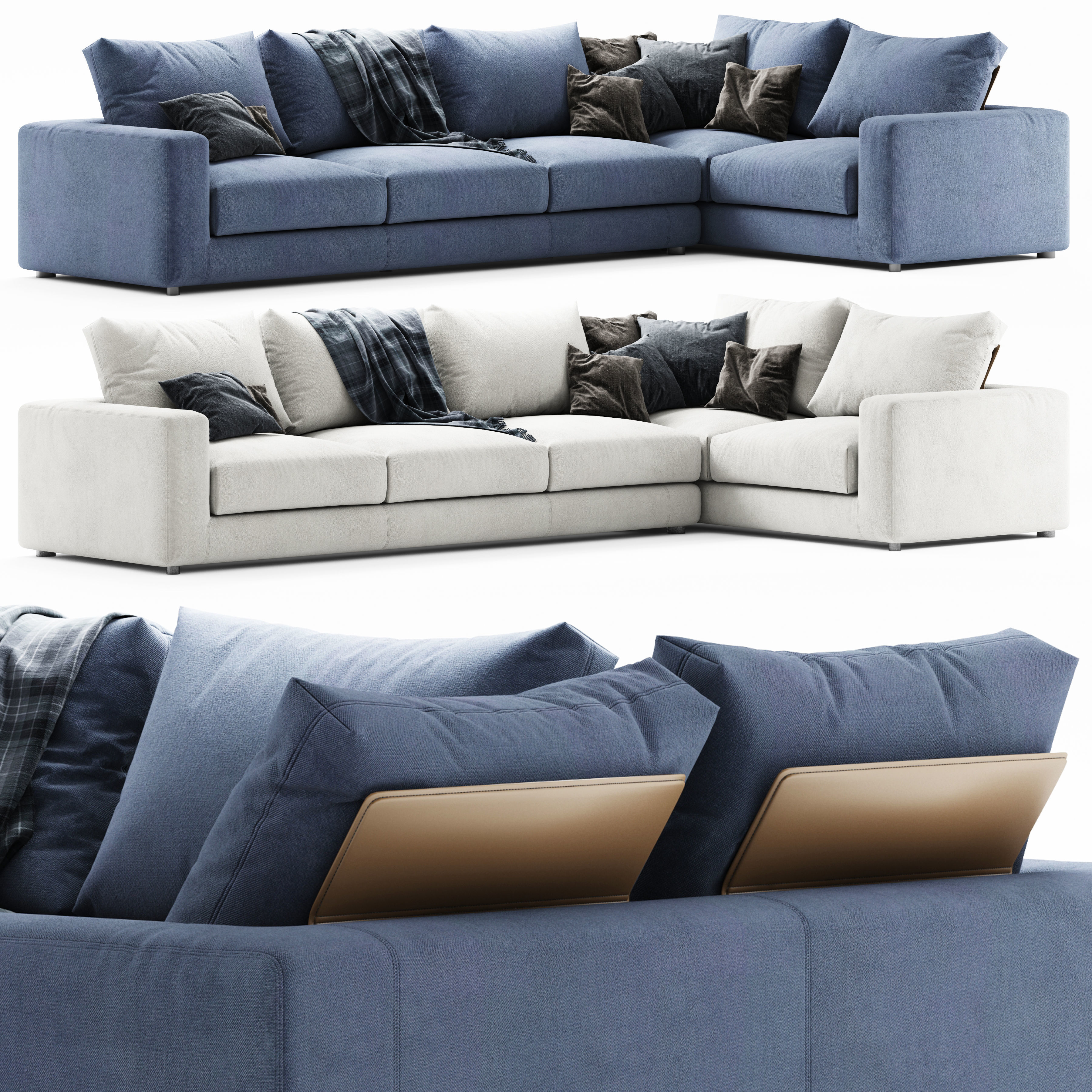 Bonaldo Hiro sofa 3D model CGTrader