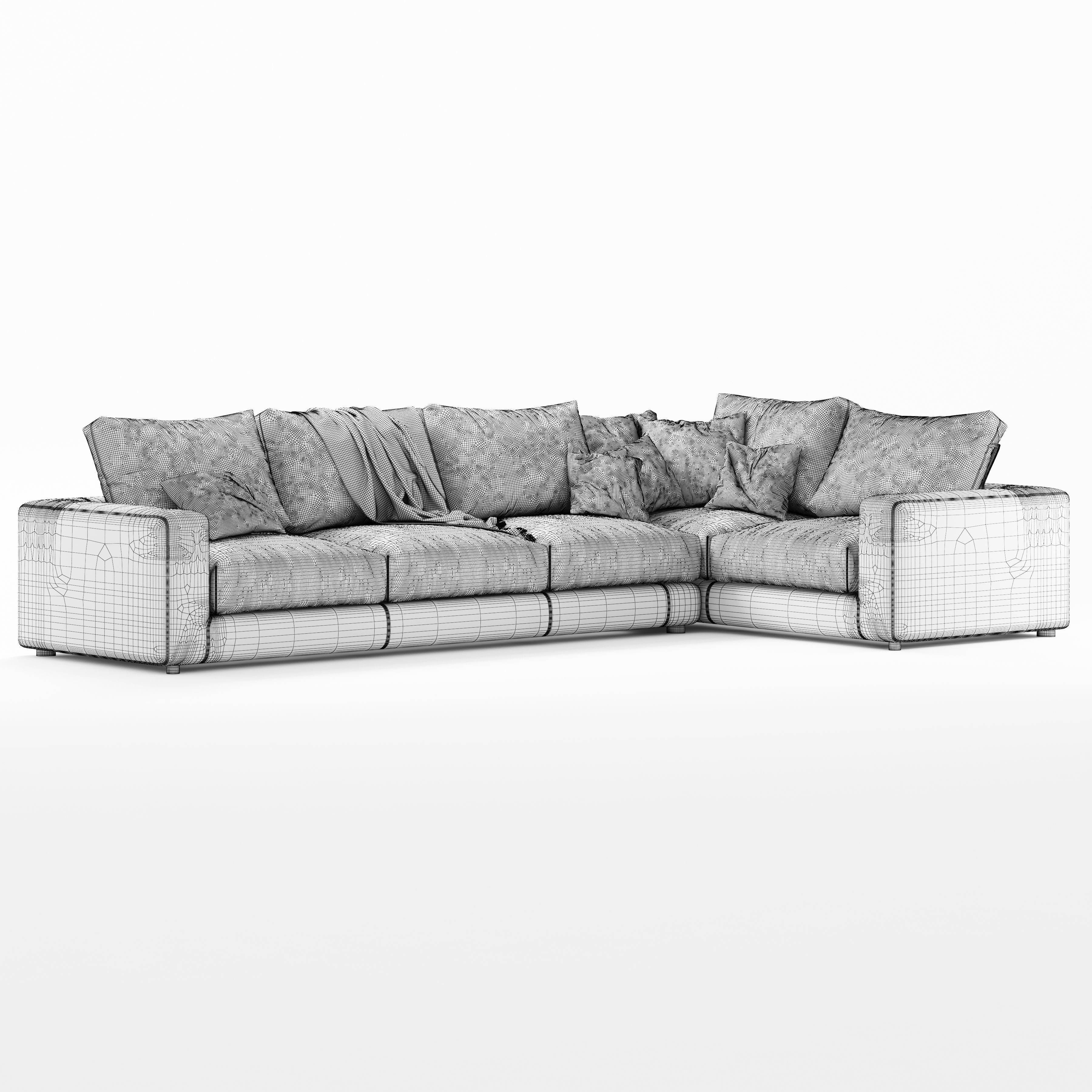 Bonaldo Hiro sofa 3D model CGTrader