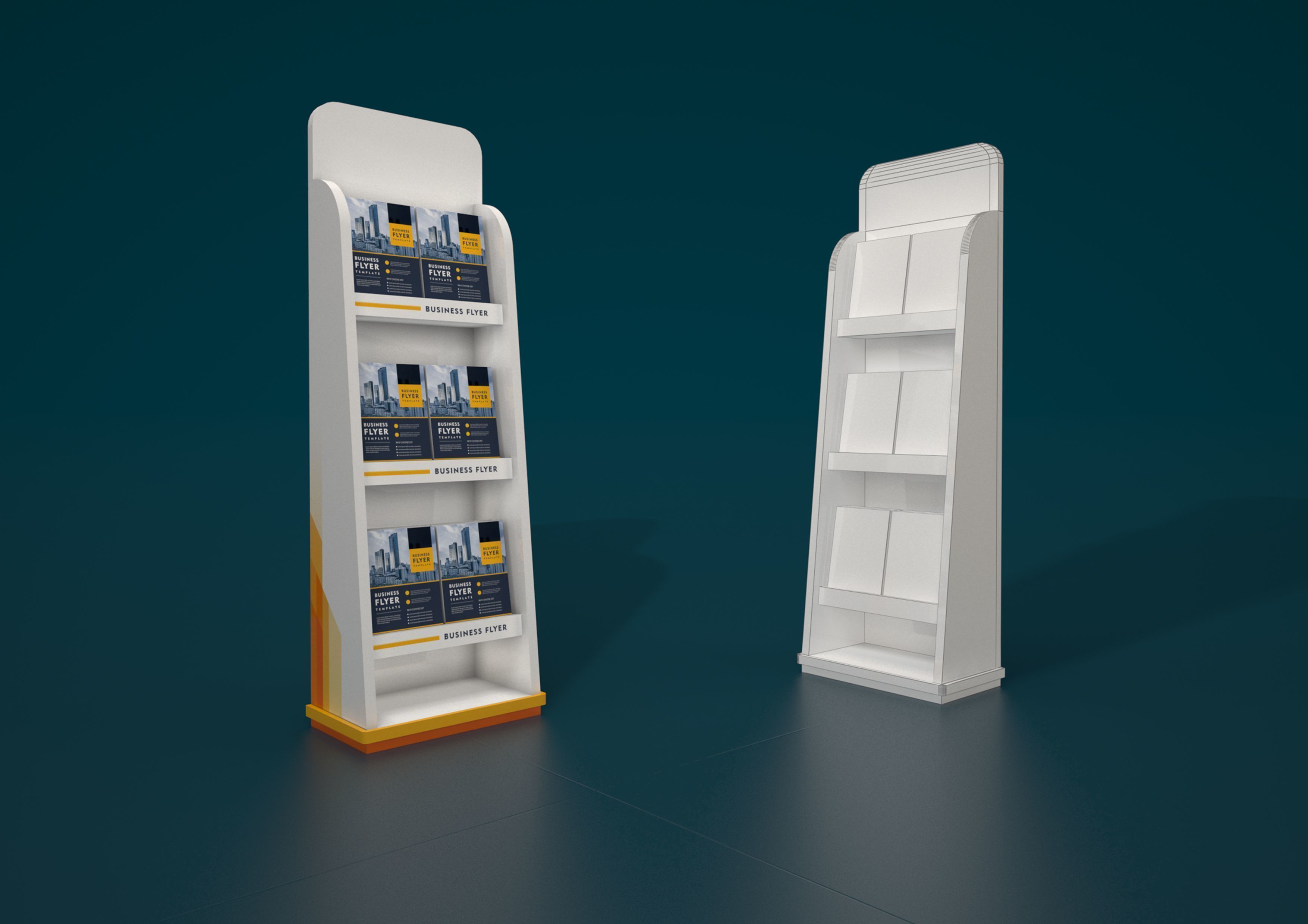 Rack Brochure 3D model | CGTrader