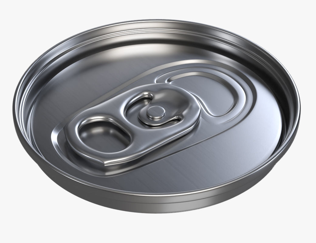 Slim soda energy drink beverage can ending with lid