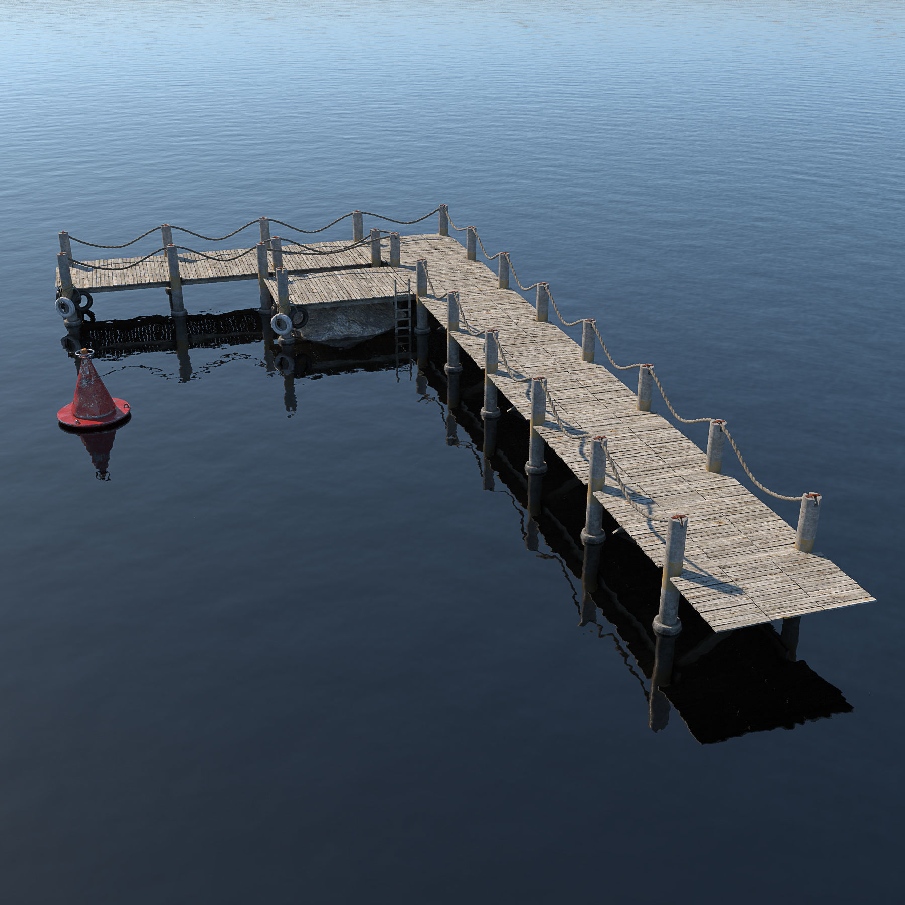 Marina for boats