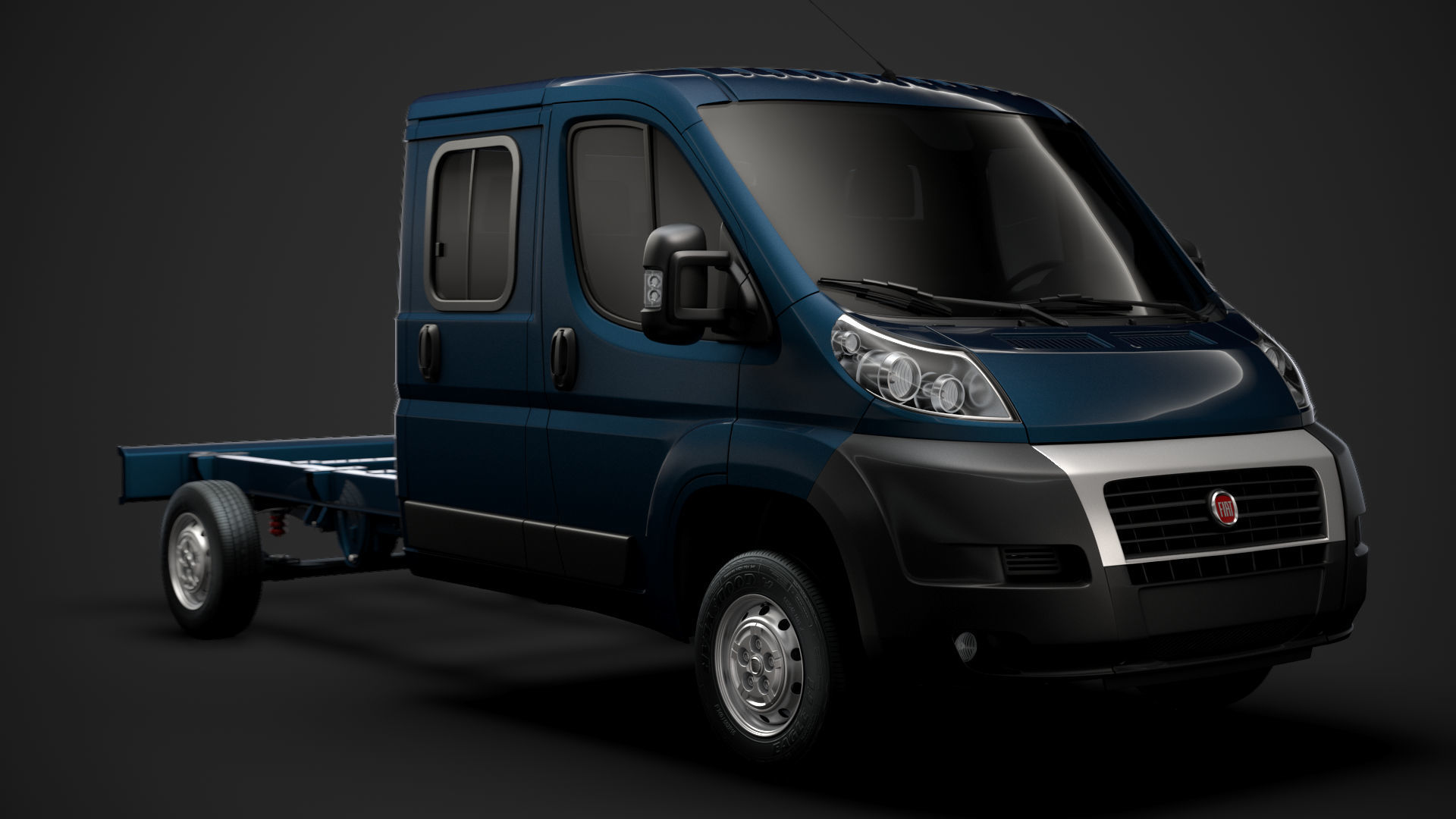 Fiat Ducato Chassis Truck Crew Cab 4035WB 2014