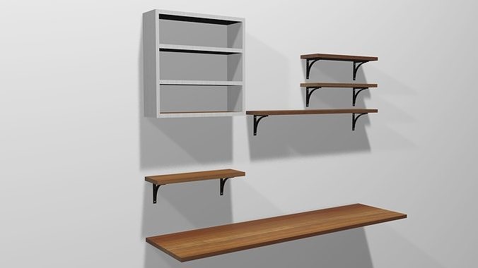 Kitchen Shelves Free 3d Model Cgtrader Kitchen Shelves Free 3d Model Cgtrader, How Much Space Between Kitchen Shelves In Revit