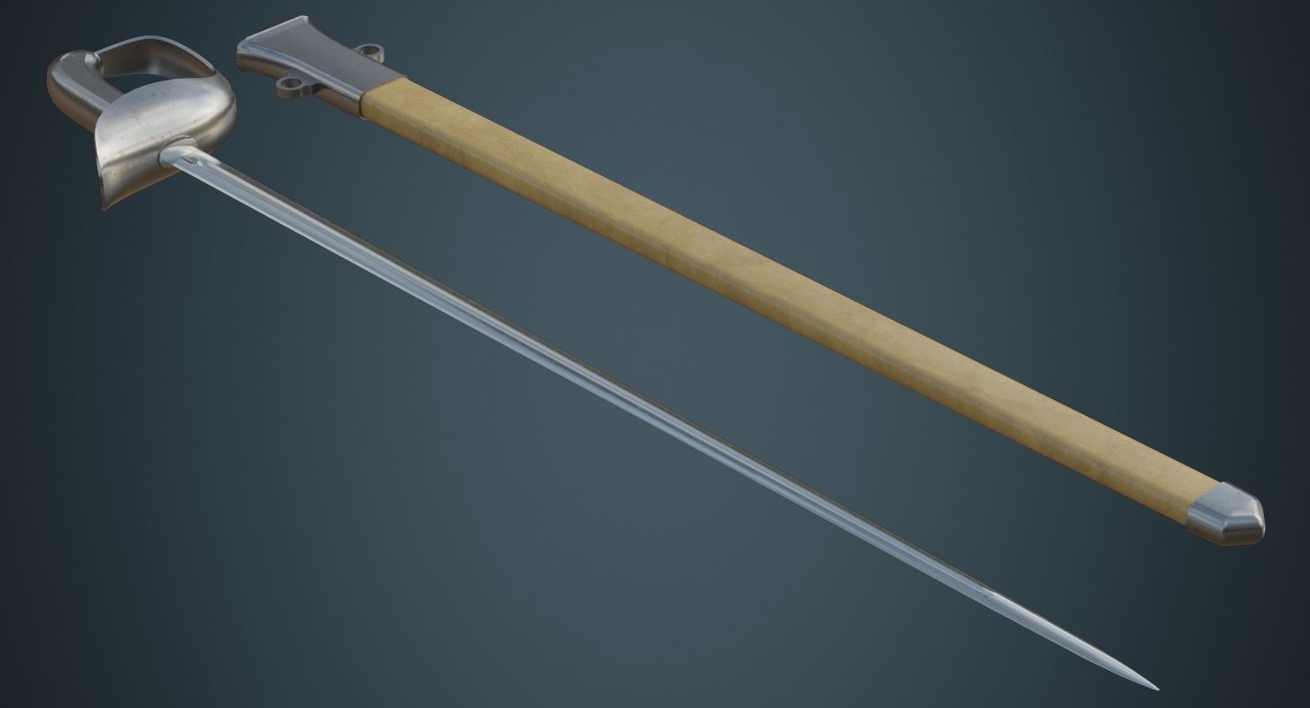 3D model Saber 2A VR / AR / low-poly | CGTrader