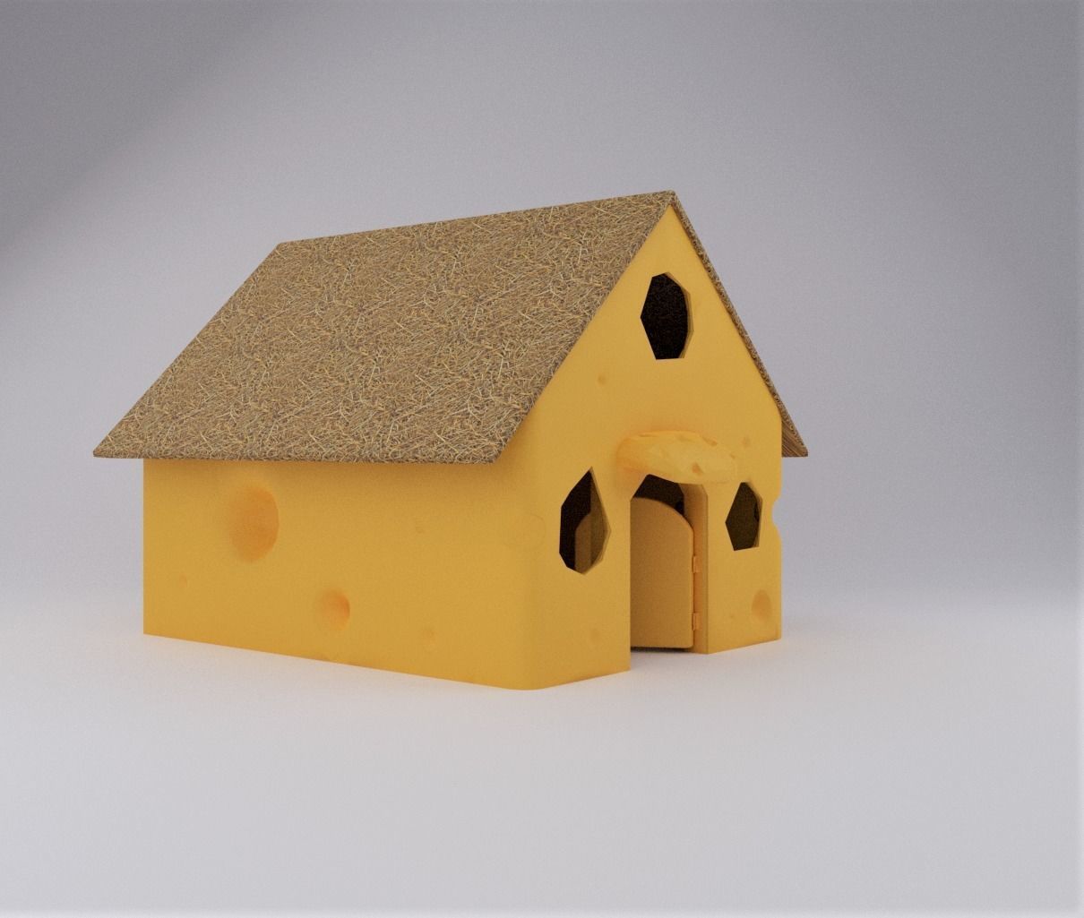 3D model Cheese house VR / AR / lowpoly CGTrader