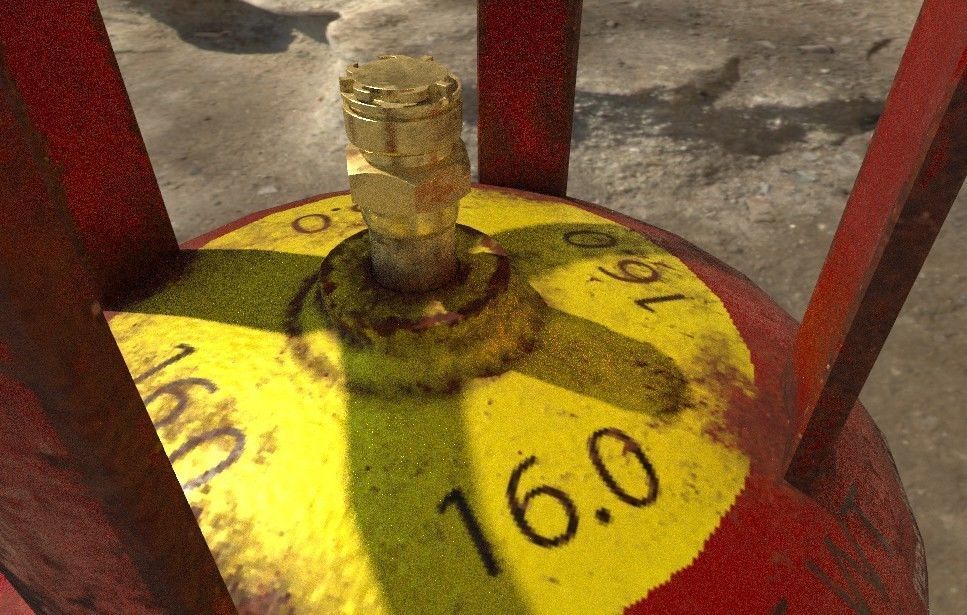 3D model 3D Model Of Bharat Gas Cylinder Game and Vr Ready VR / AR