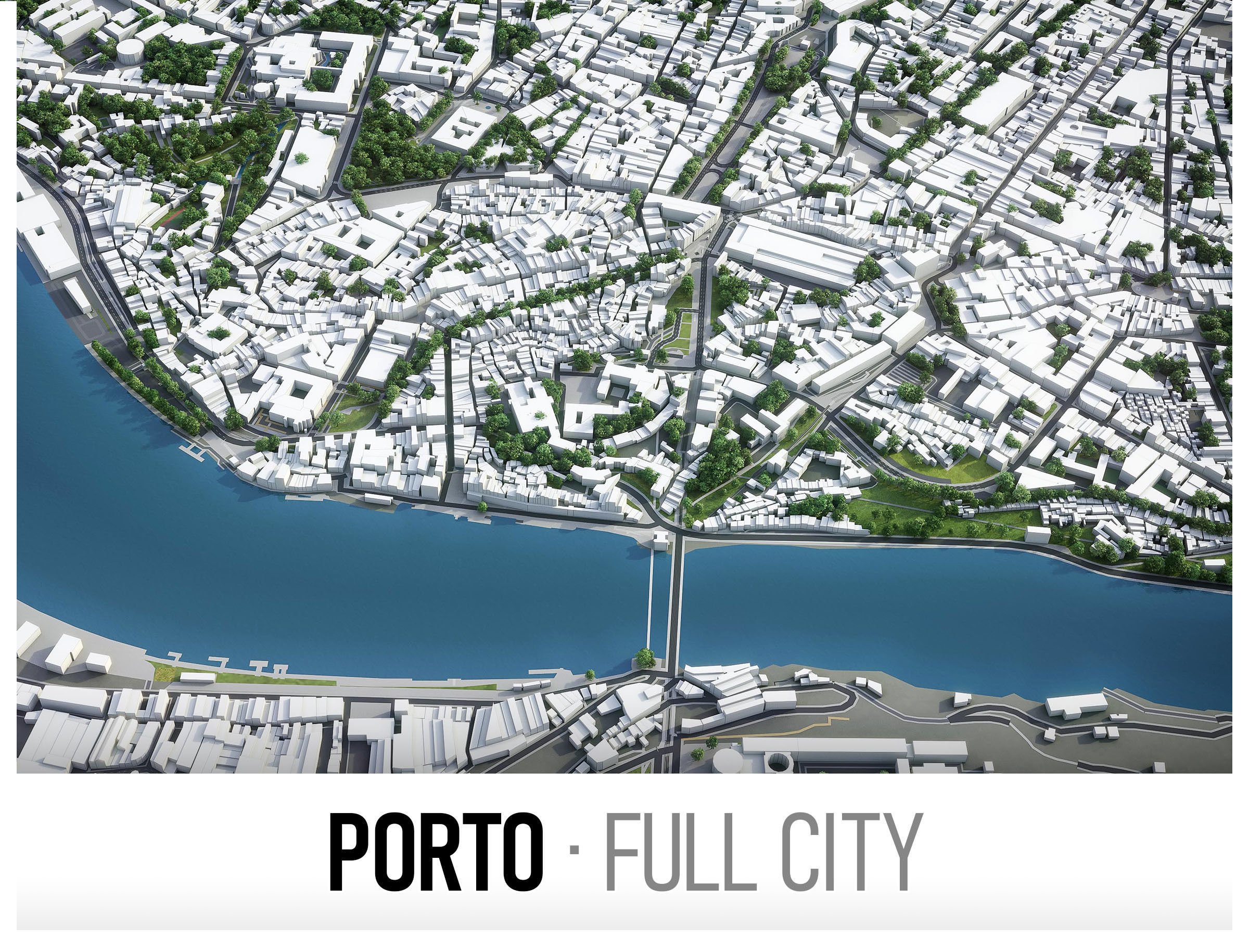 Porto City And Surroundings 3d Asset Cgtrader