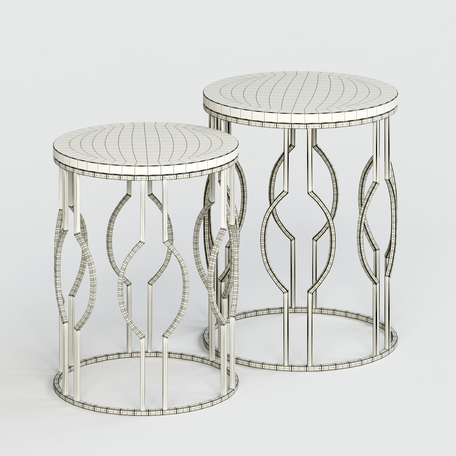 ZARA HOME marble tables 3D model CGTrader