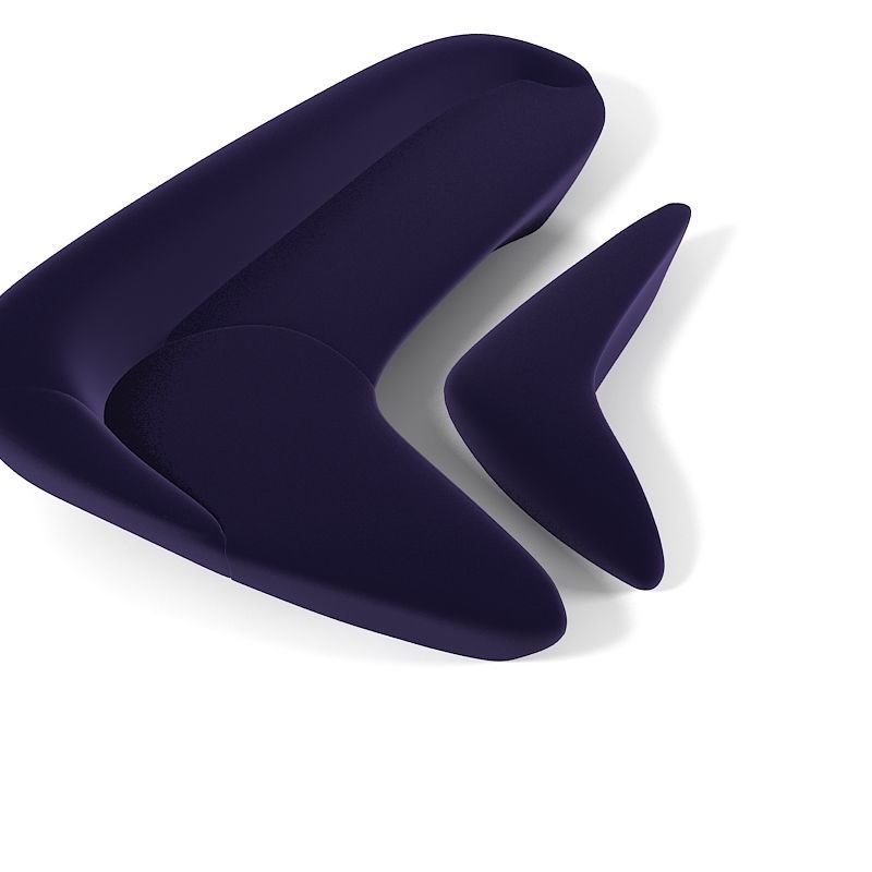 Zaha Hadid Moon System Sofa Furniture 3D model CGTrader