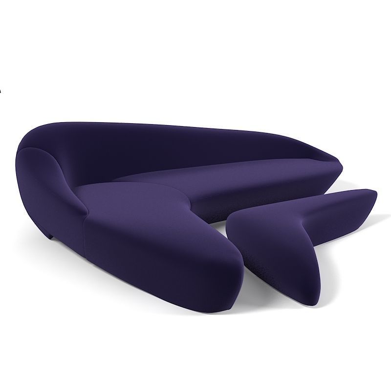 Zaha Hadid Moon System Sofa Furniture 3D model CGTrader