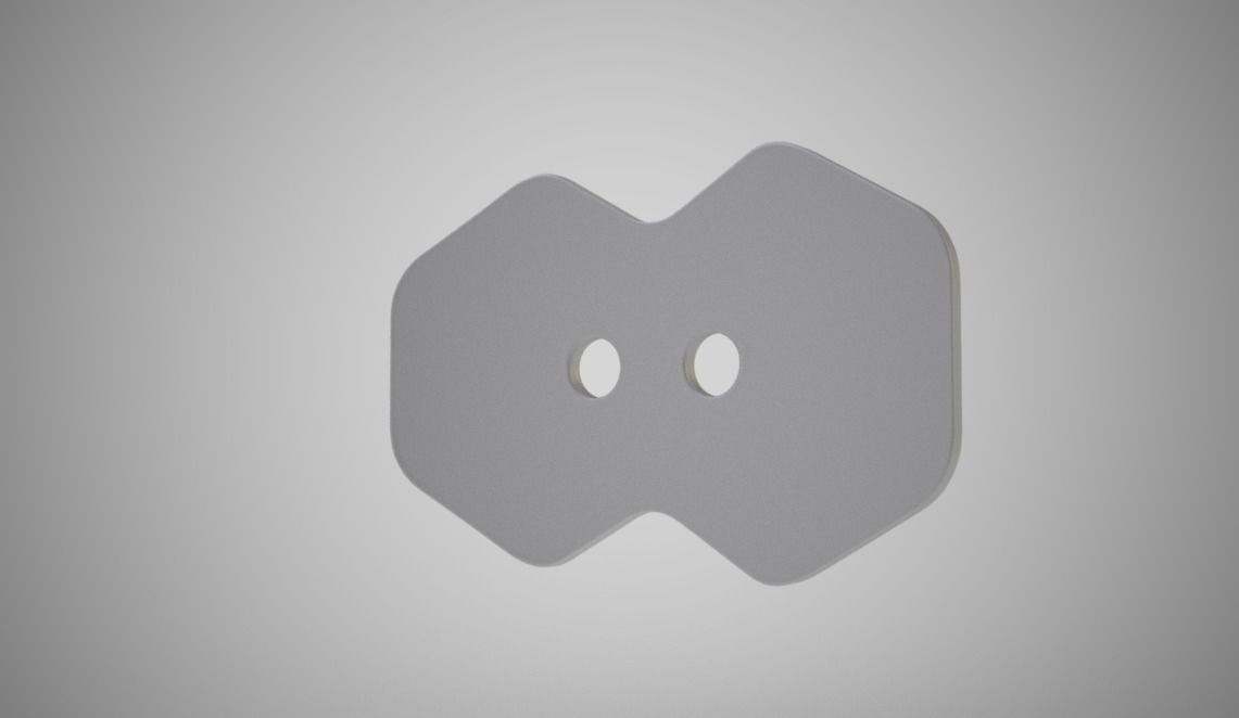 Authentic Drawstring Buckle 3D model 3D printable CGTrader